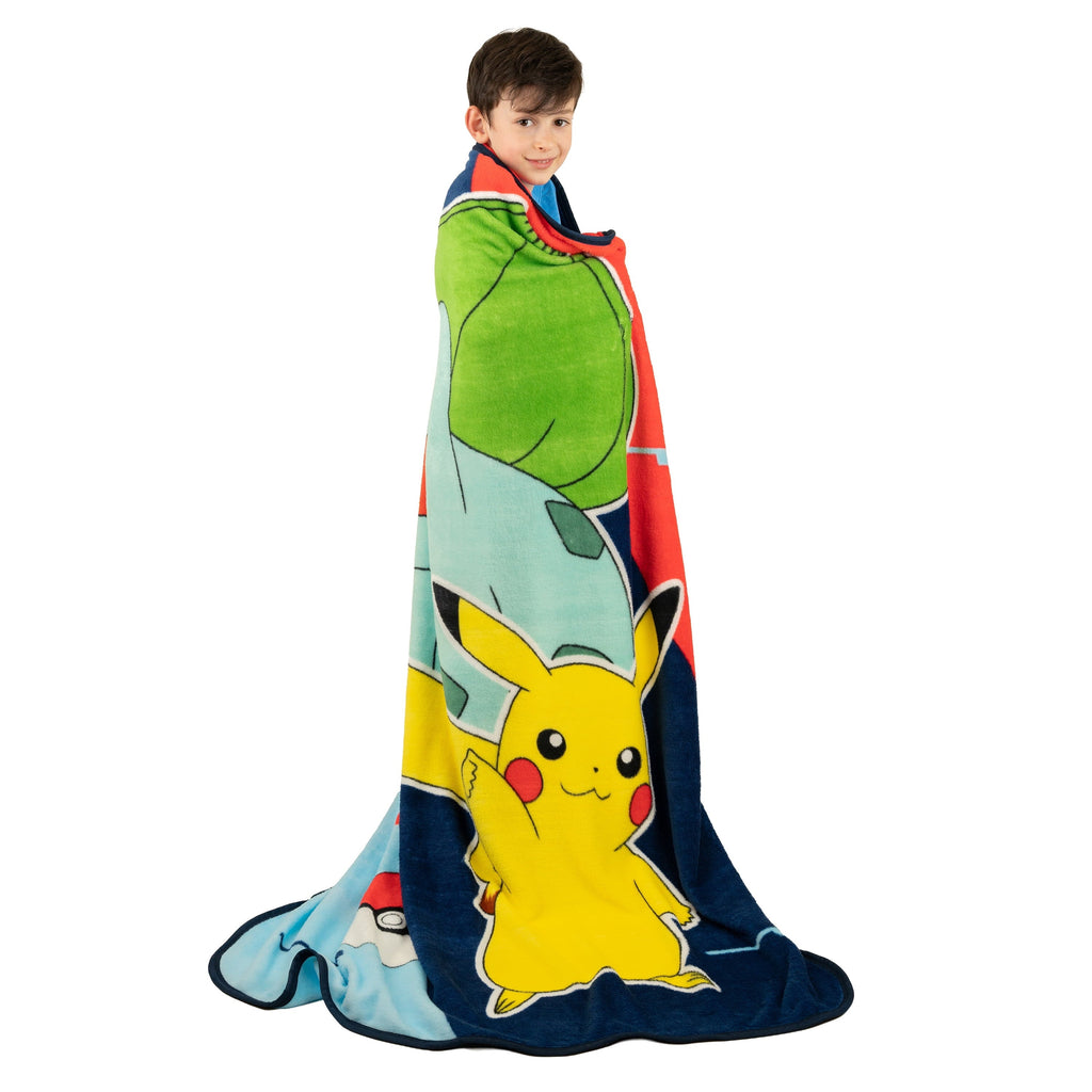 Cozy Fleece Kids Print Fleece Throw Blanket, 46 x 60 - Lightweight Plush Warm Blanket for All Seasons Detail