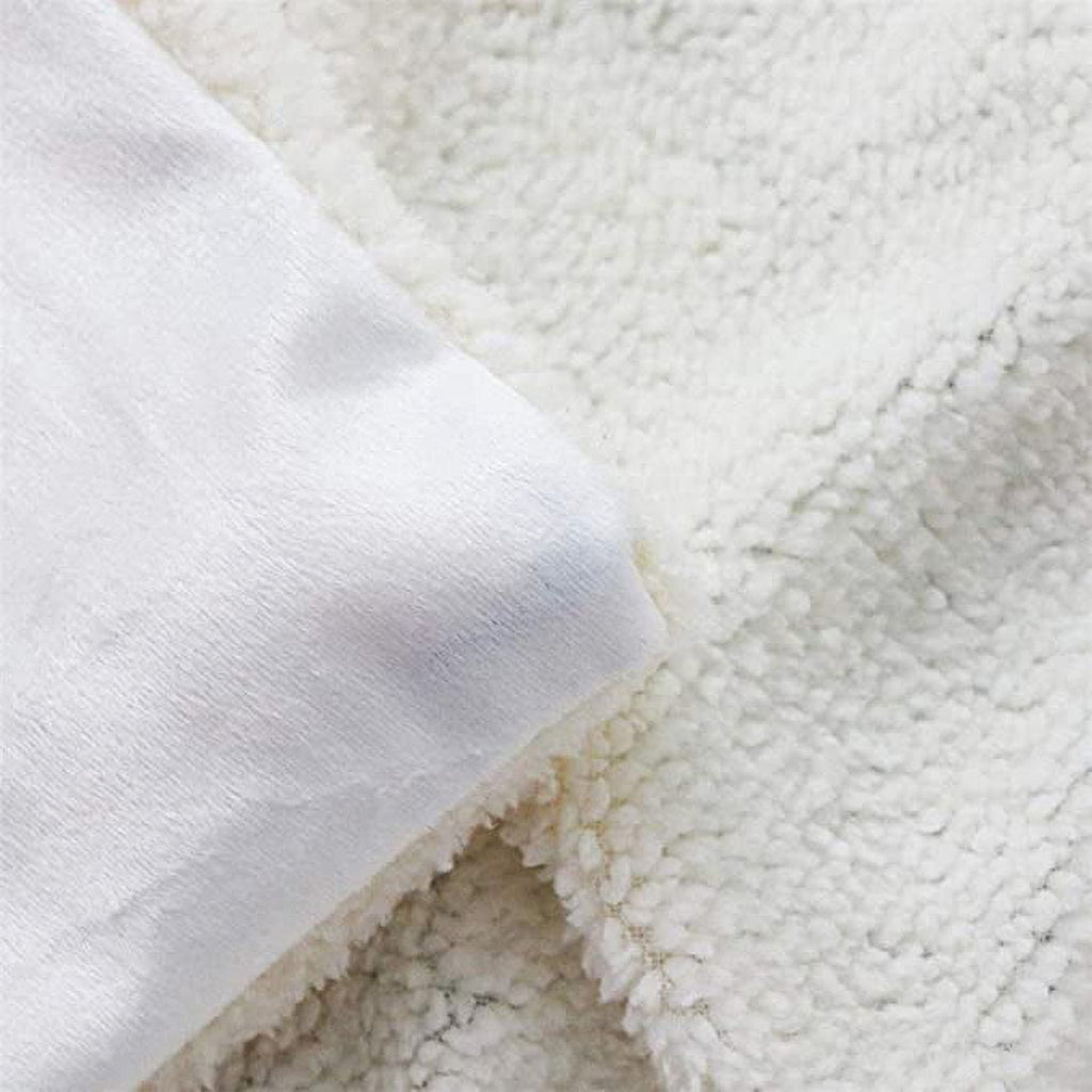 Reversible Sherpa Milk Cow Print Throw Blanket for Bed Chair,Black Brown Cowhide Fleece Blanket 50"x60",Farmhouse Rustic Animal Skin We... - Super Soft Reversible Sherpa Flannel Blanket Detail