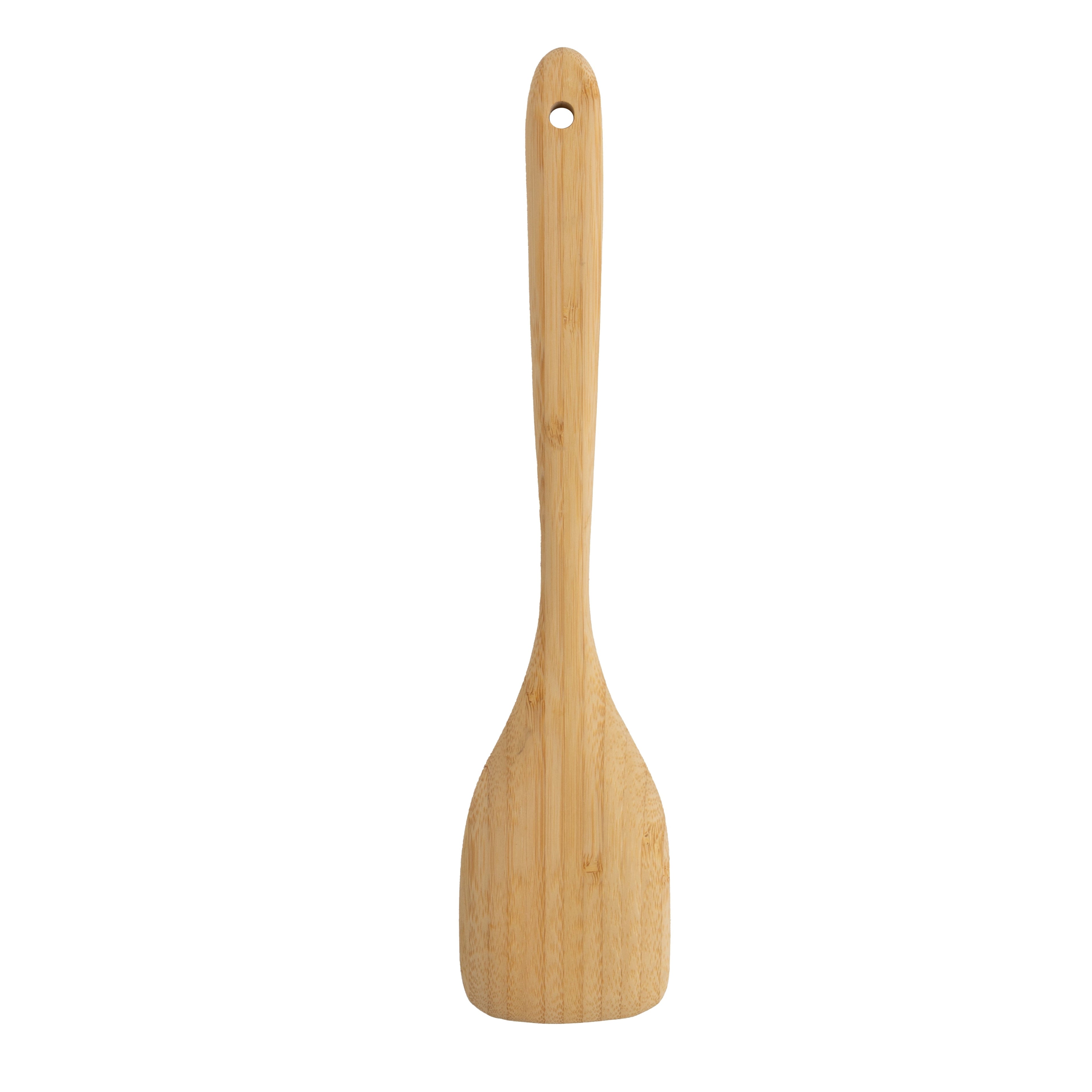 Durable Steel Bamboo Turner, Crafted , Cooking and Kitchen, 12.99 x 2.67 x 0.59 inch. - Multi-Purpose Hand Tool for Daily Meal Prep Detail