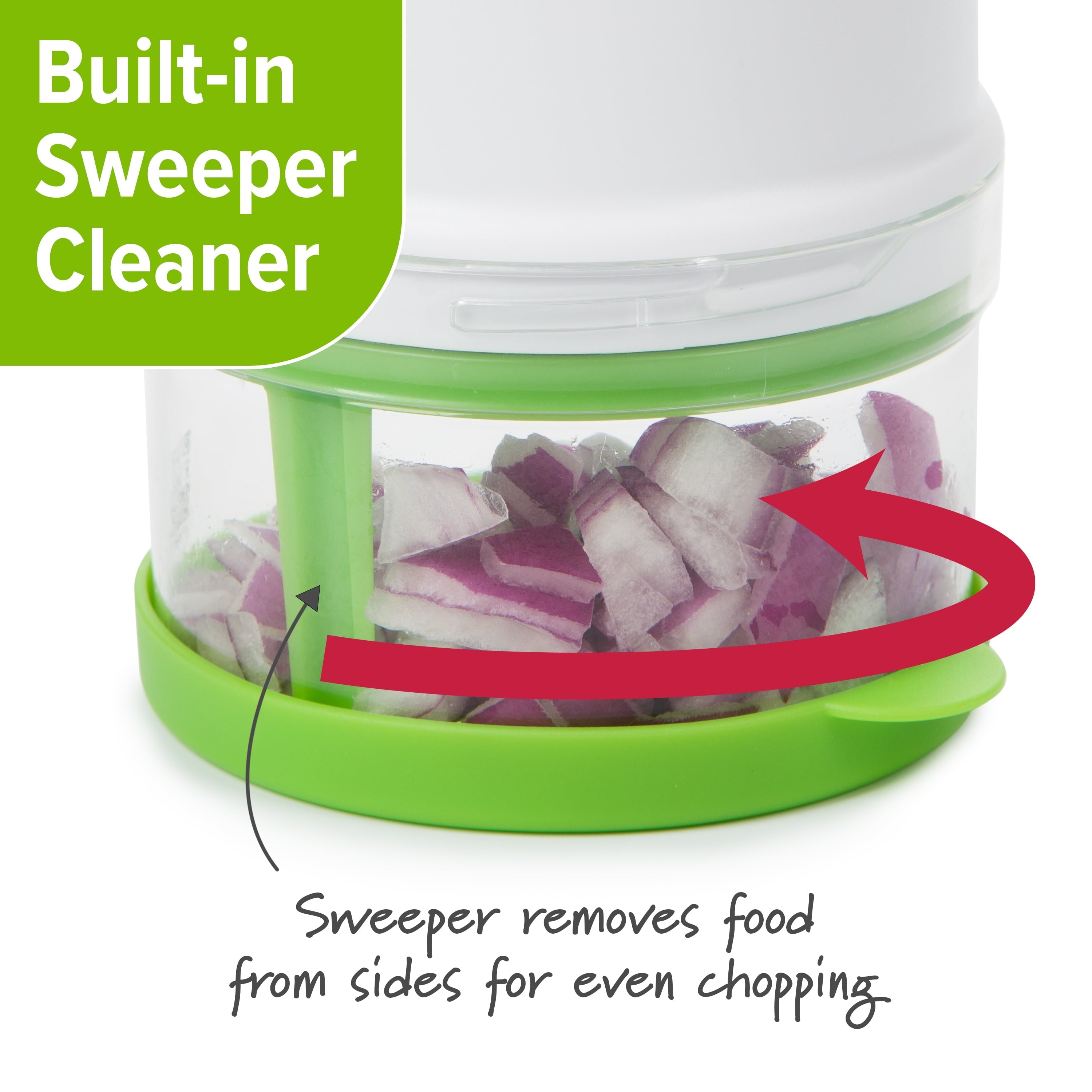 Ergonomic Manual Food Chopper - Kitchen Gadget Tool for Quick Food Prep Detail