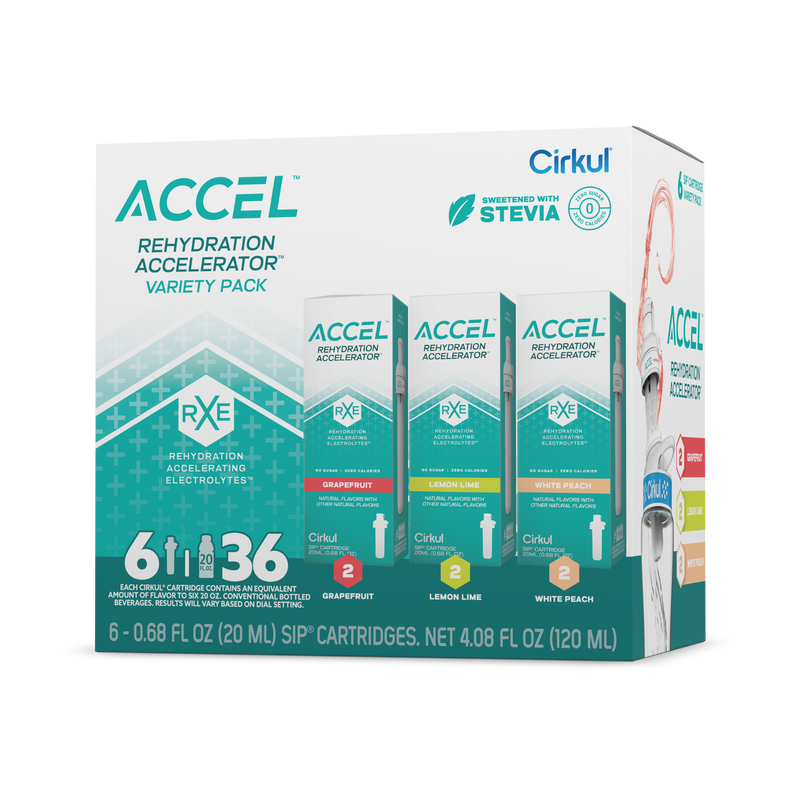 Refreshing Electrolyte Accel 6-Pack Variety Pack IZ9I - Zero-Calorie Multi-Flavor Sip Pods for Water Bottle - Default Title