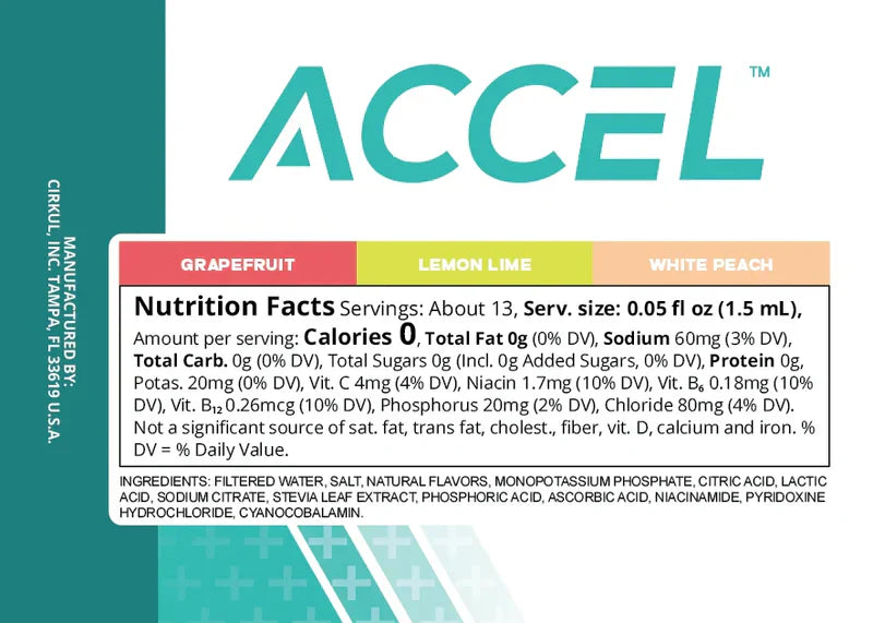 Refreshing Electrolyte Accel 6-Pack Variety Pack IZ9I - Zero-Calorie Multi-Flavor Sip Pods for Water Bottle Detail