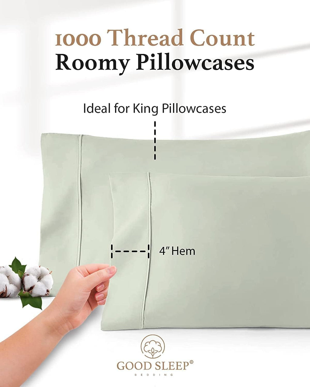 Wrinkle-Resistant Queen Size Flat Sheet Only - Hotel Style 100% Egyptian Cotton Sheet, Soft & Breathable, Sateen Weave 800 Thread Count... - Breathable Egyptian Cotton Flat & Fitted Sheets Detail