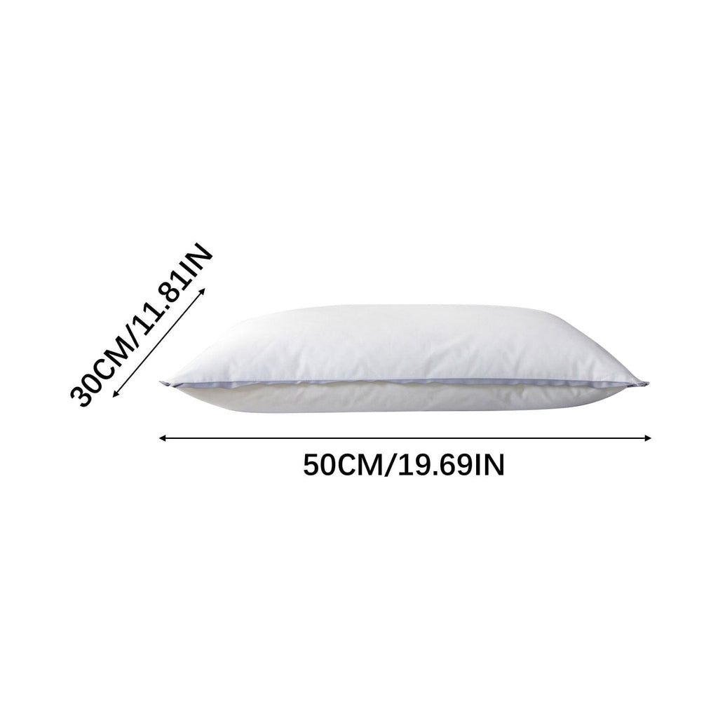 Hotel Collection Flat Pillows for Sleeping Thin, Ultra Thin Pillow, Adjustable Shredded Memory Foam Pillows for Side Back Stomach Slee... - Ergonomic Memory Foam Pillow for Neck Pain Support Detail
