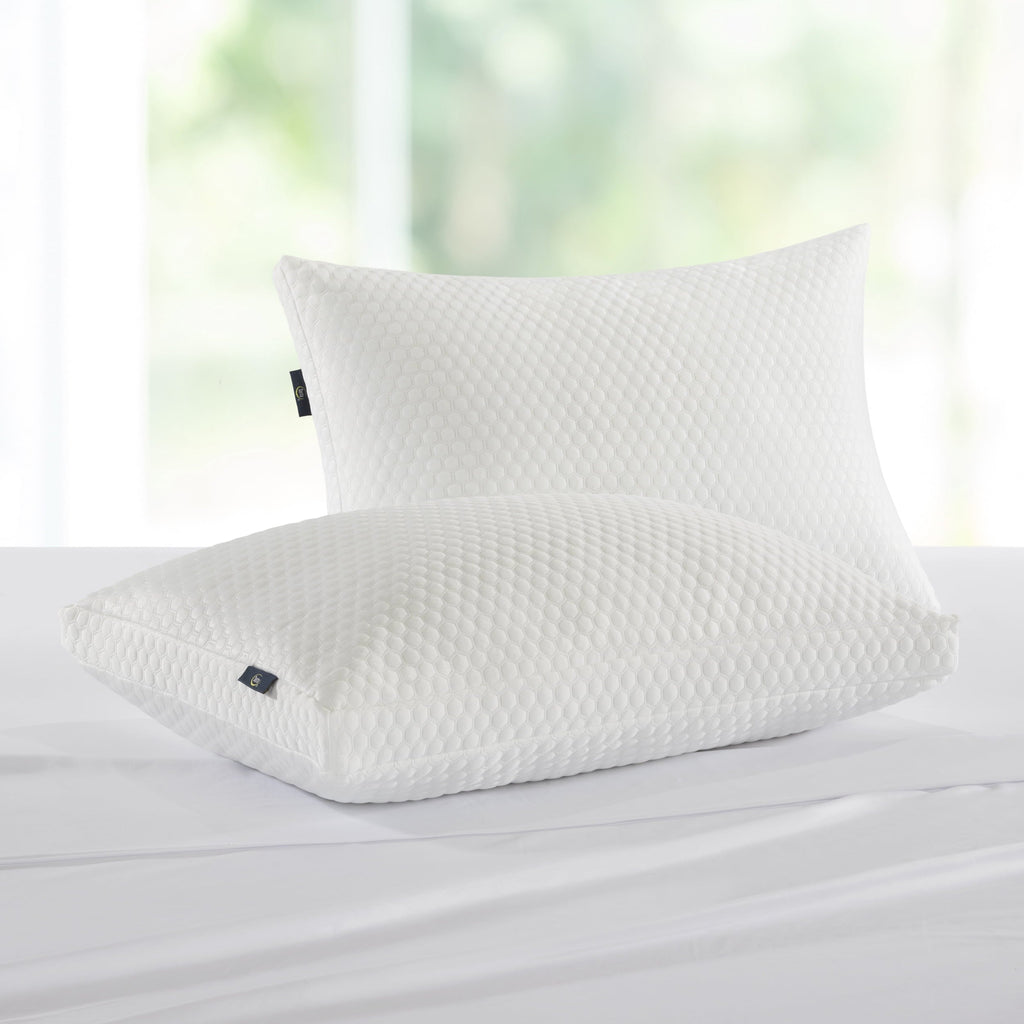 Fluffy Shredded Sleep Chill Standard/Queen Bed Pillow, Hypoallergenic Fill - Decorative Throw Pillow Cushion for Sofa & Bed Detail