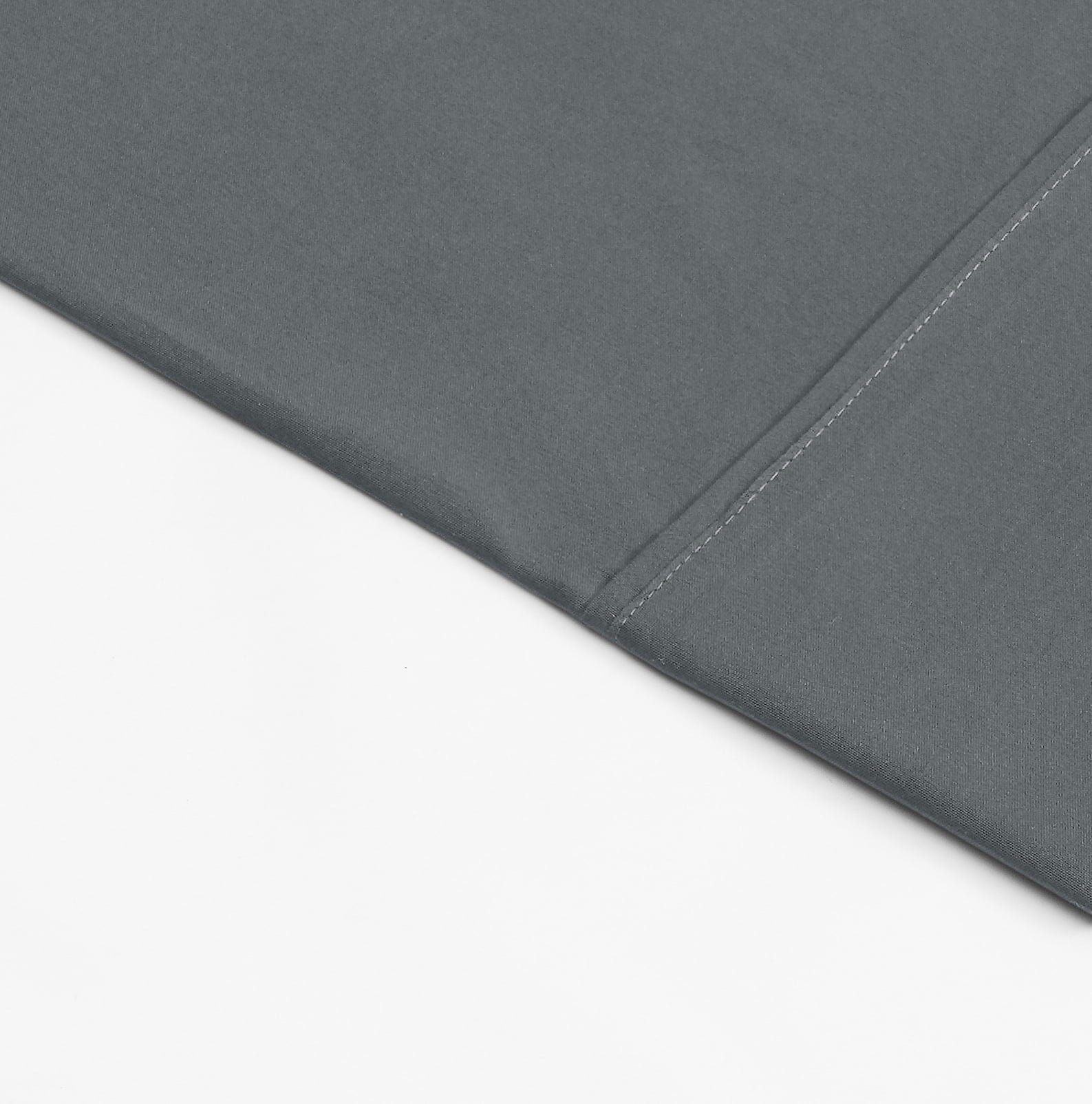Breathable Luxury Super Soft Brushed Microfiber Bed Sheet Set, Soothing Gray, Queen, 4 Piece - Cooling Hotel Quality Bedding Sheets and Pillowcases Detail