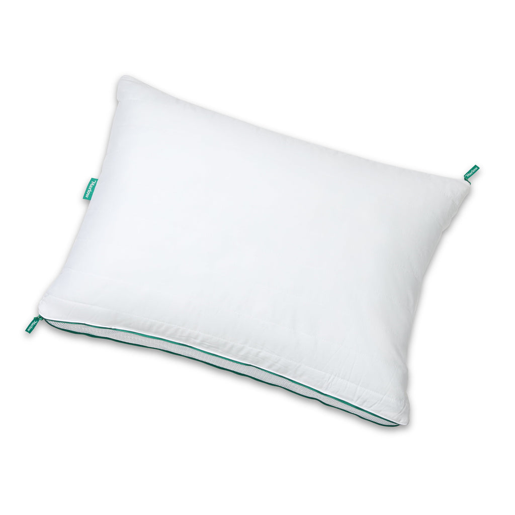 Decorative Plump Marlow Adjustable Memory Foam Bed Pillow - Neck and Back Support For Side, Back and Stomach Sleepers - Standard/Queen... - Hotel Quality Plush Sleeping Pillows Detail