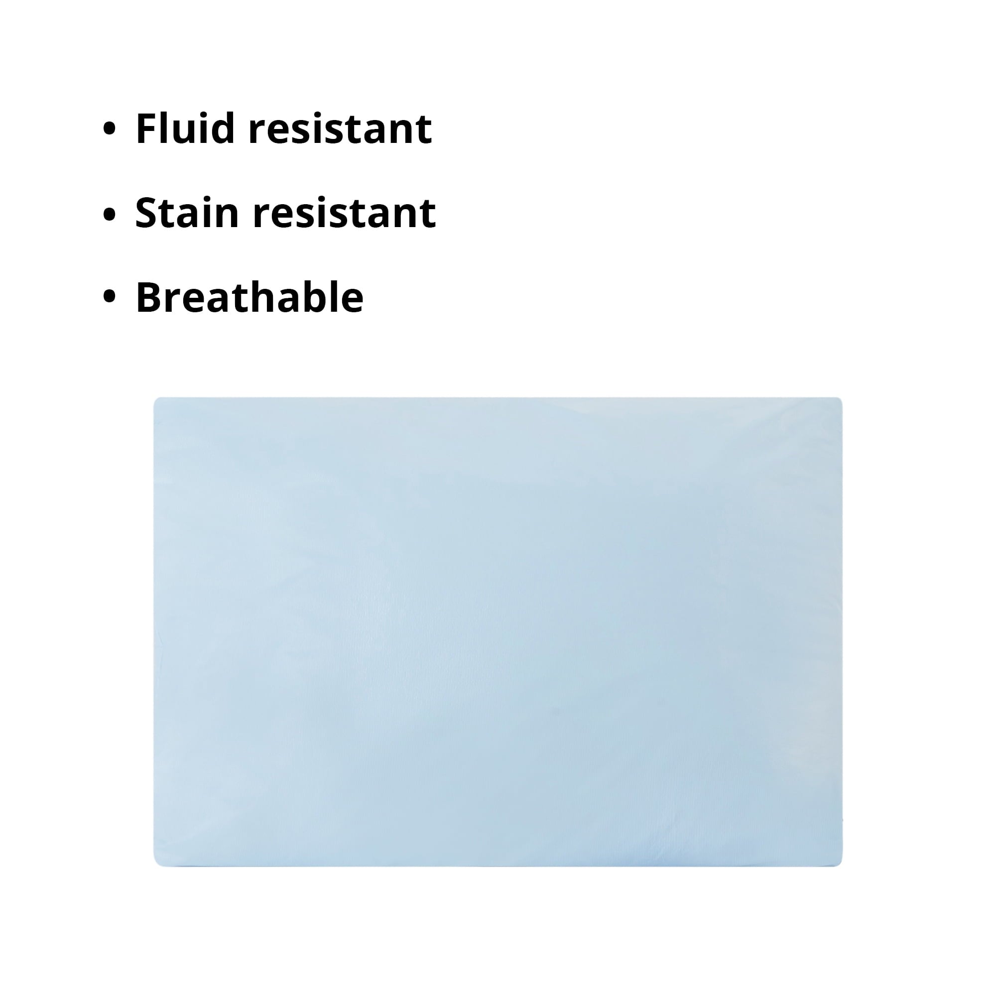 Fluffy Shredded Reusable Water-Resistant Soft Polyester Fill Blue Bed Pillow, 19" x 25", 1 Ct - Decorative Throw Pillow Cushion for Sofa & Bed Detail