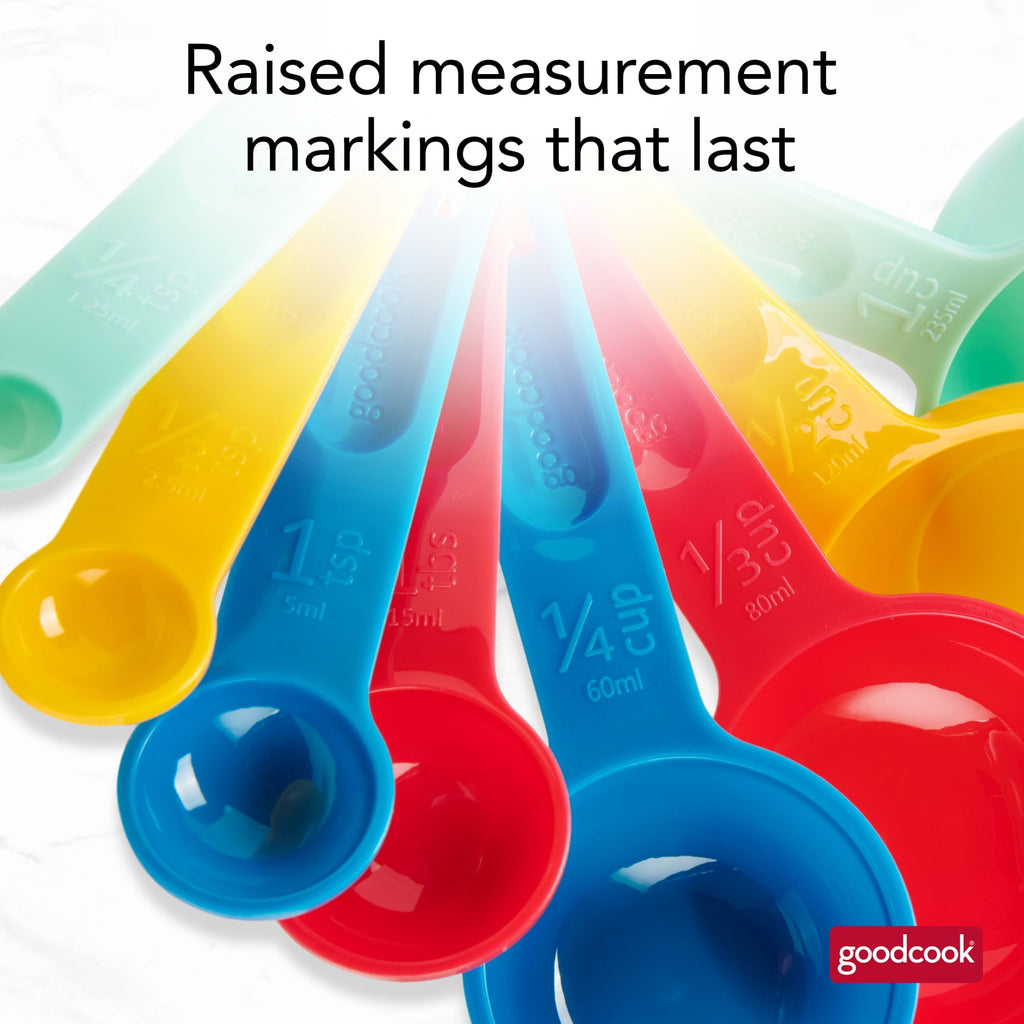 Innovative Measuring Cups And Spoons, Set Of 8 Nesting With Storage Ring - Multi-Functional Manual Food Chopper & Slicer Detail