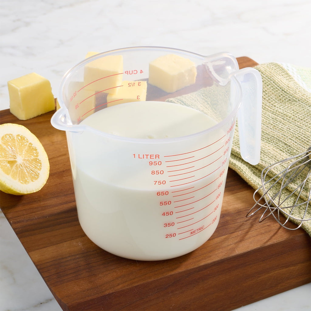 Premium Kitchen (12 pack) 4 Cup PP Plastic Measuring Cup, 32 oz, Clear - Kitchen Gadget Tool for Quick Food Prep Detail