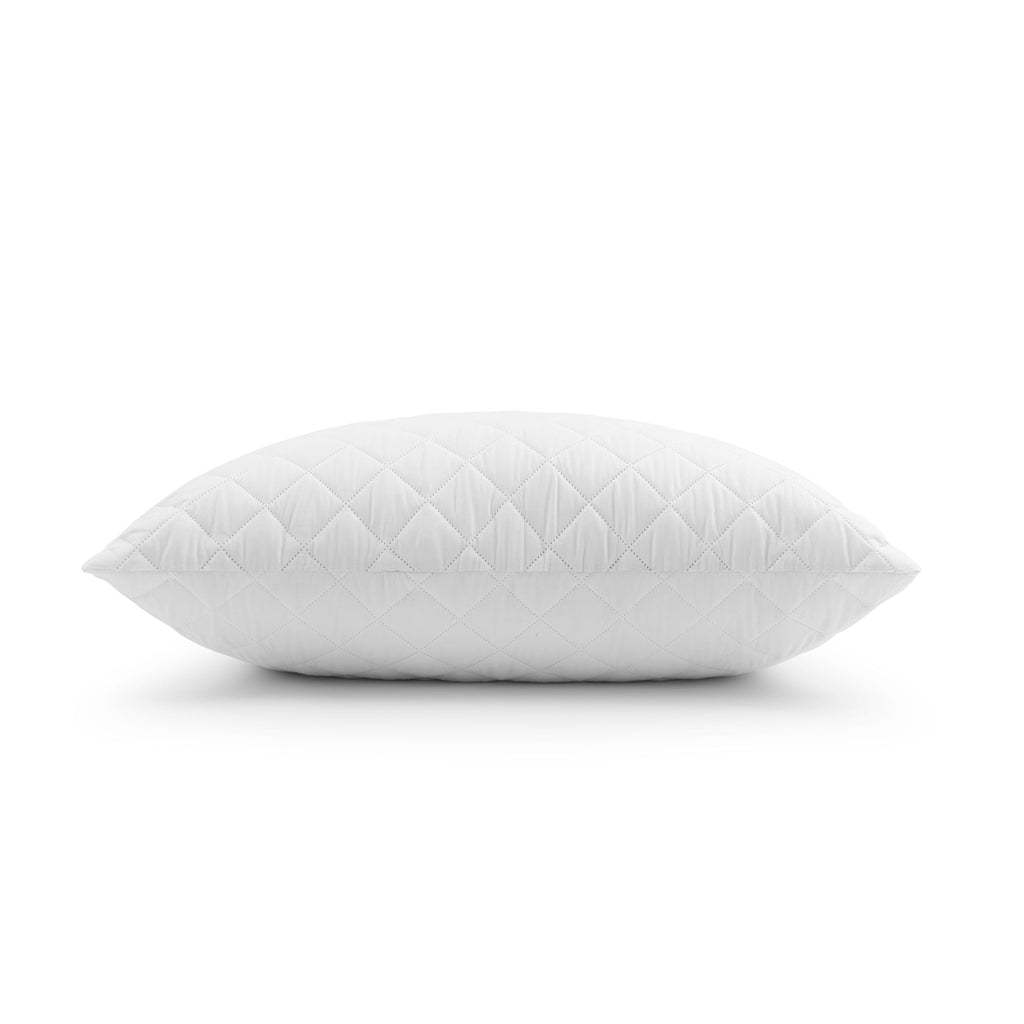 Fluffy Shredded Memory Foam Cluster Bed Pillow, Standard Queen - Hotel Quality Plush Sleeping Pillows Detail