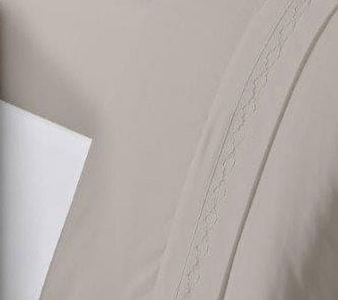 Breathable Luxury Luxury Silver Gray Microfiber bed Sheet Sets, 4-pieces, Twin size - Cooling Hotel Quality Bedding Sheets and Pillowcases Detail