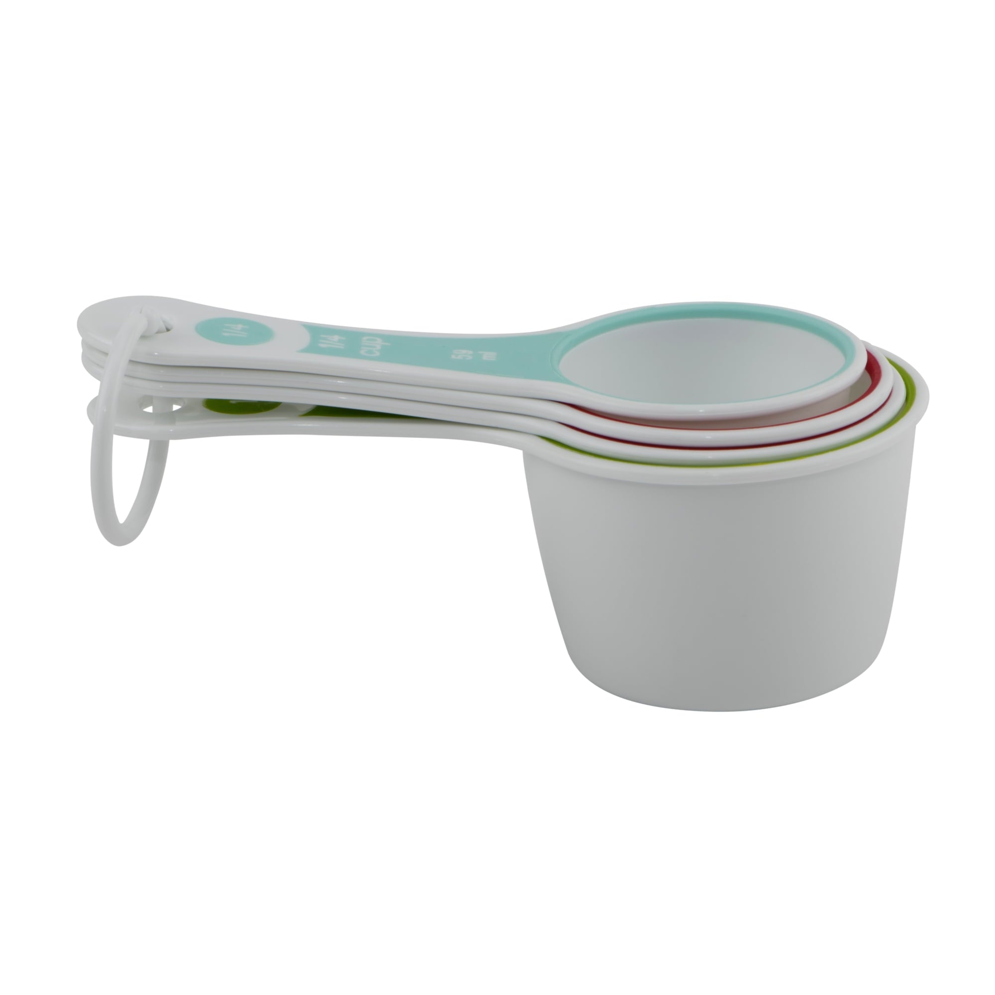 Premium Kitchen (3 pack) 4-Piece Measuring Cups Set, Multicolor - Kitchen Gadget Tool for Quick Food Prep Detail