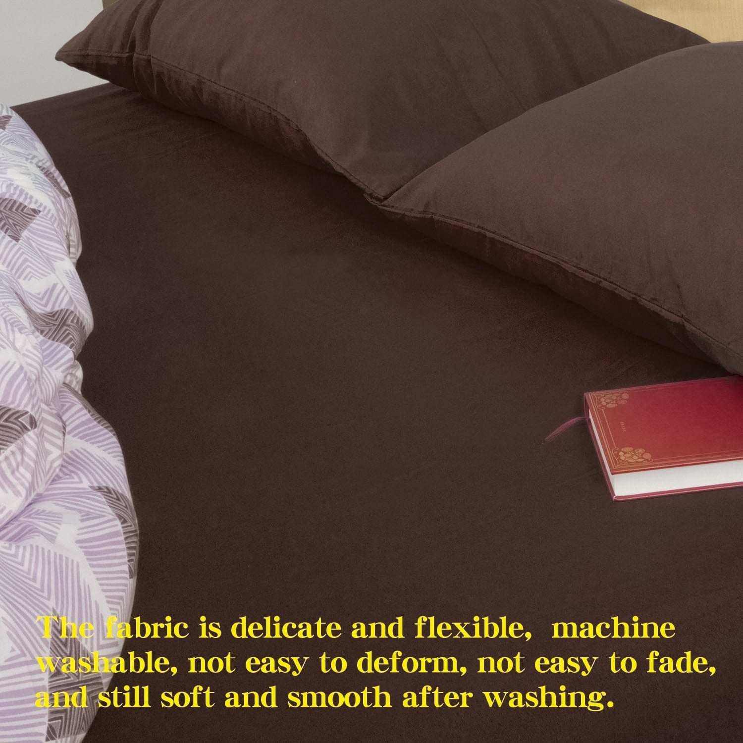 Premium Egyptian Cotton Premium 1800 Series Microfiber Queen Fitted Sheet with Deep Pocket, Ultra Soft and Breathable Fitted Bed Sheet, 60x80... - Cooling Hotel Quality Bedding Sheets and Pillowcases Detail