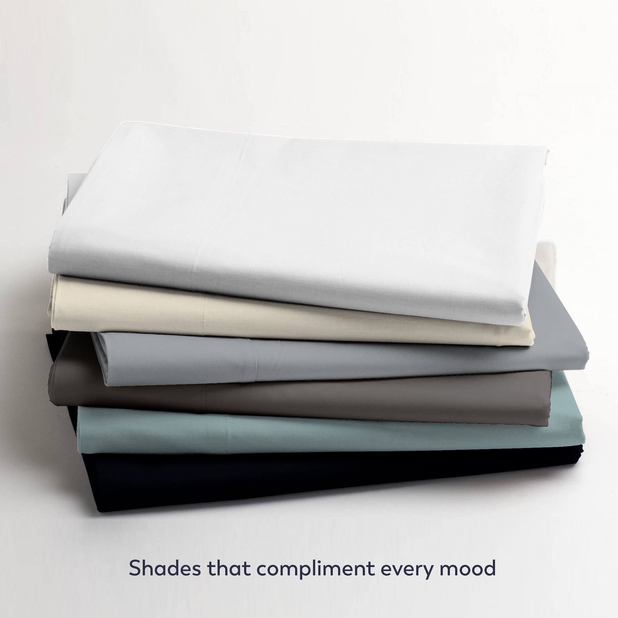Breathable Luxury Soft Finish Microfiber Percale Queen Bed Sheet Set – 4-Piece Lightweight, Wrinkle-Resistant, Quick-Dry, Light Gray - Luxury Bed Sheet Set with Deep Pockets Detail