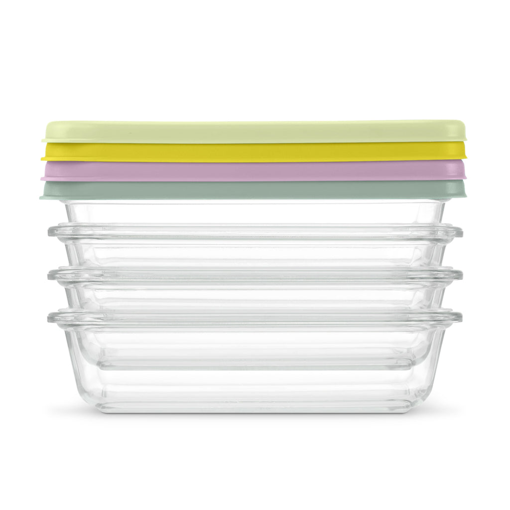 Whimsical Doughnut Everyday 4.5 Cup Glass Meal Prep Set - Fun Food Fidget Cookie Squishable Toy Detail