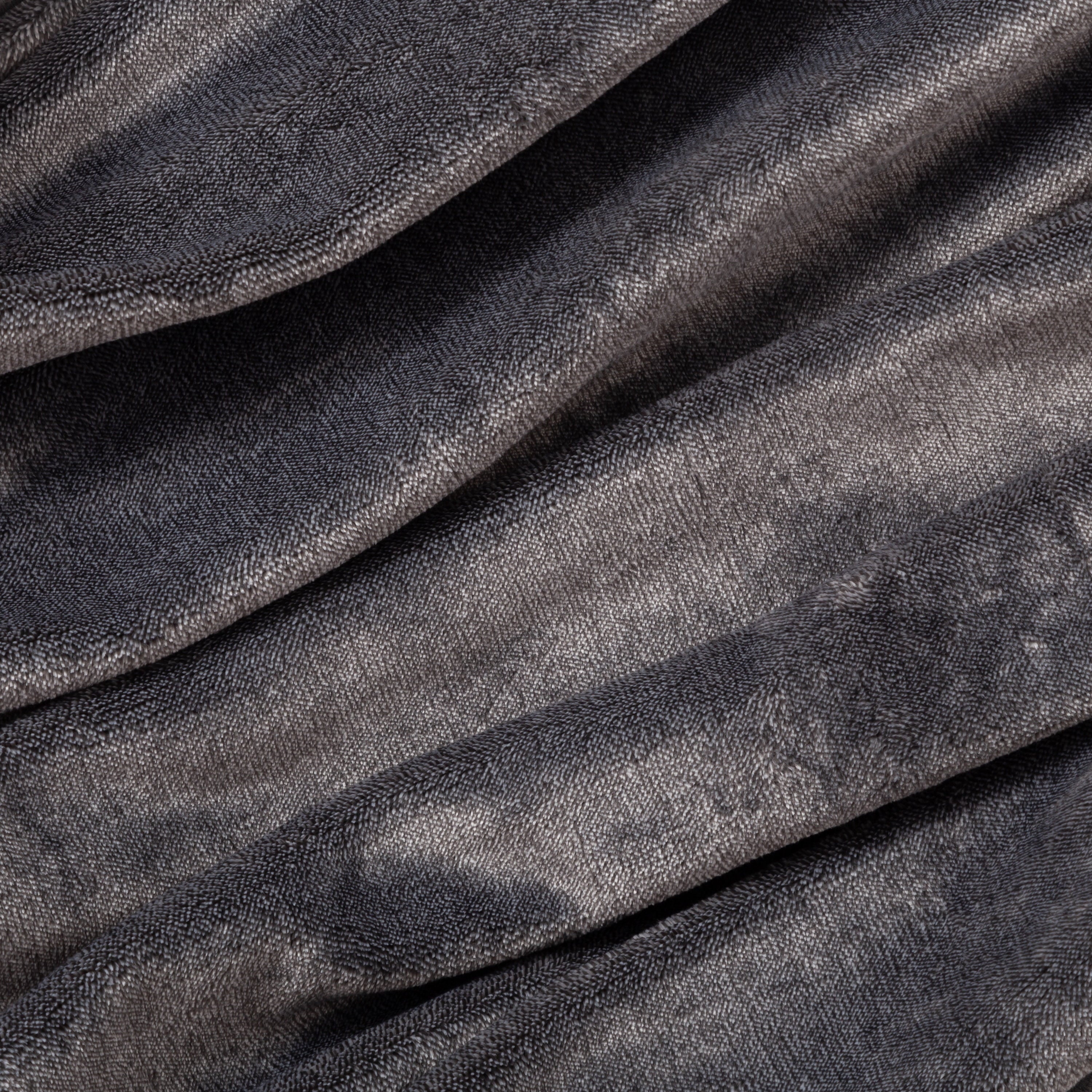 Lightweight Warm Plush Heathered Soft Oversized Throw Blanket, Gray - Super Soft Reversible Sherpa Flannel Blanket Detail