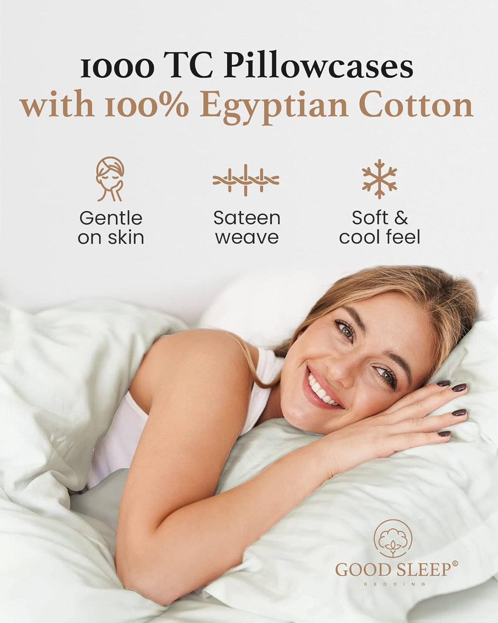 Wrinkle-Resistant Queen Size Flat Sheet Only - Hotel Style 100% Egyptian Cotton Sheet, Soft & Breathable, Sateen Weave 800 Thread Count... - Breathable Egyptian Cotton Flat & Fitted Sheets Detail