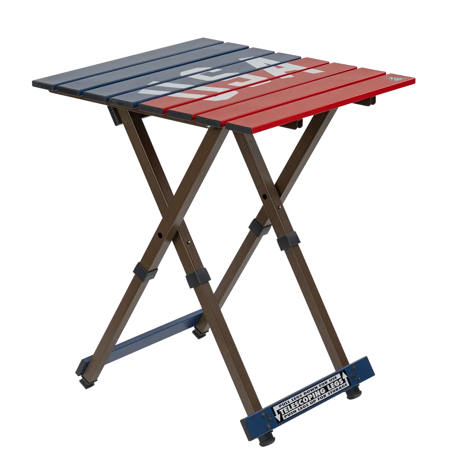 Heavy-Duty Grilling Compact Camp Table 20 - USA Anniversary Deluxe - Choice 757 - Master Outdoor Kitchen Station for Tailgating & BBQ - Default Title