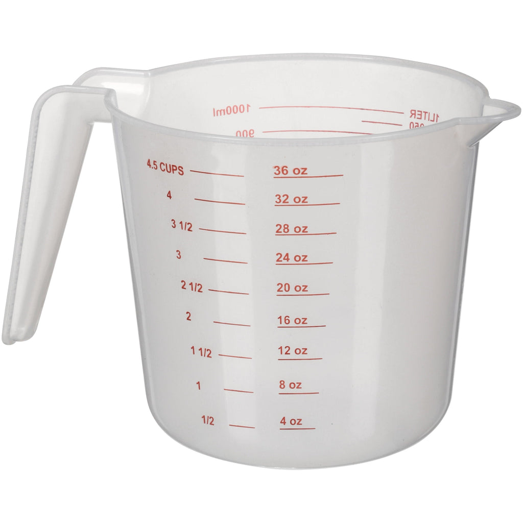 Premium Kitchen (12 pack) 4 Cup PP Plastic Measuring Cup, 32 oz, Clear - Kitchen Gadget Tool for Quick Food Prep Detail