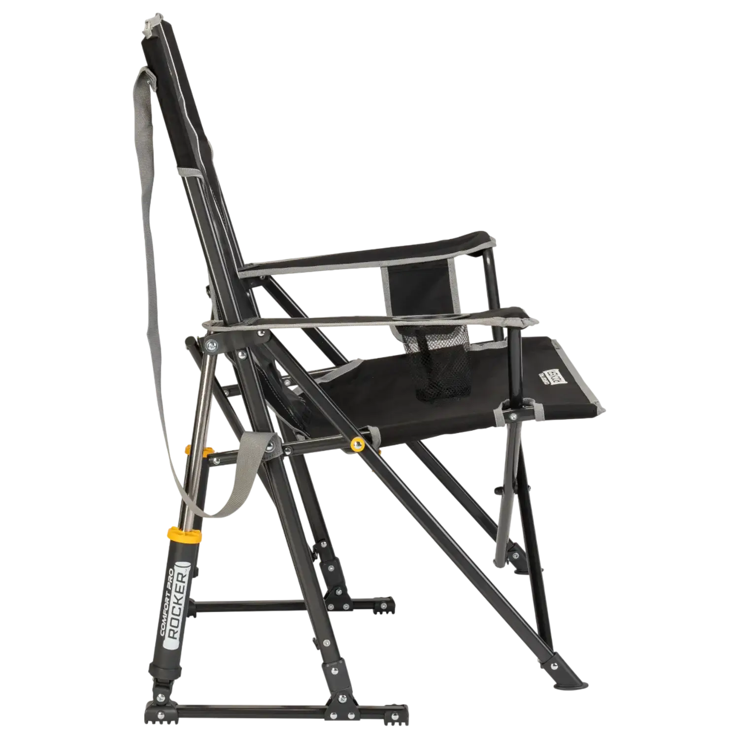 Heavy-Duty Freestyle Comfort Pro Rocker - Choice 375 - Patented Spring-Action Rocking Chair for Camping Detail