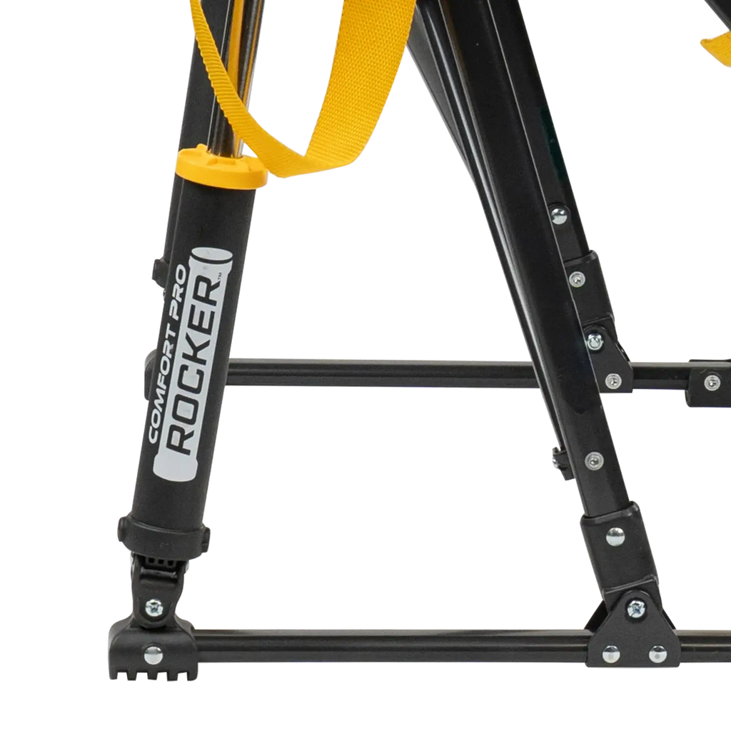 Smooth Motion College Comfort Pro Rocker - Iowa Hawkeyes - Choice 249 - Heavy-Duty Kickback Rocker with Beverage Holder Detail