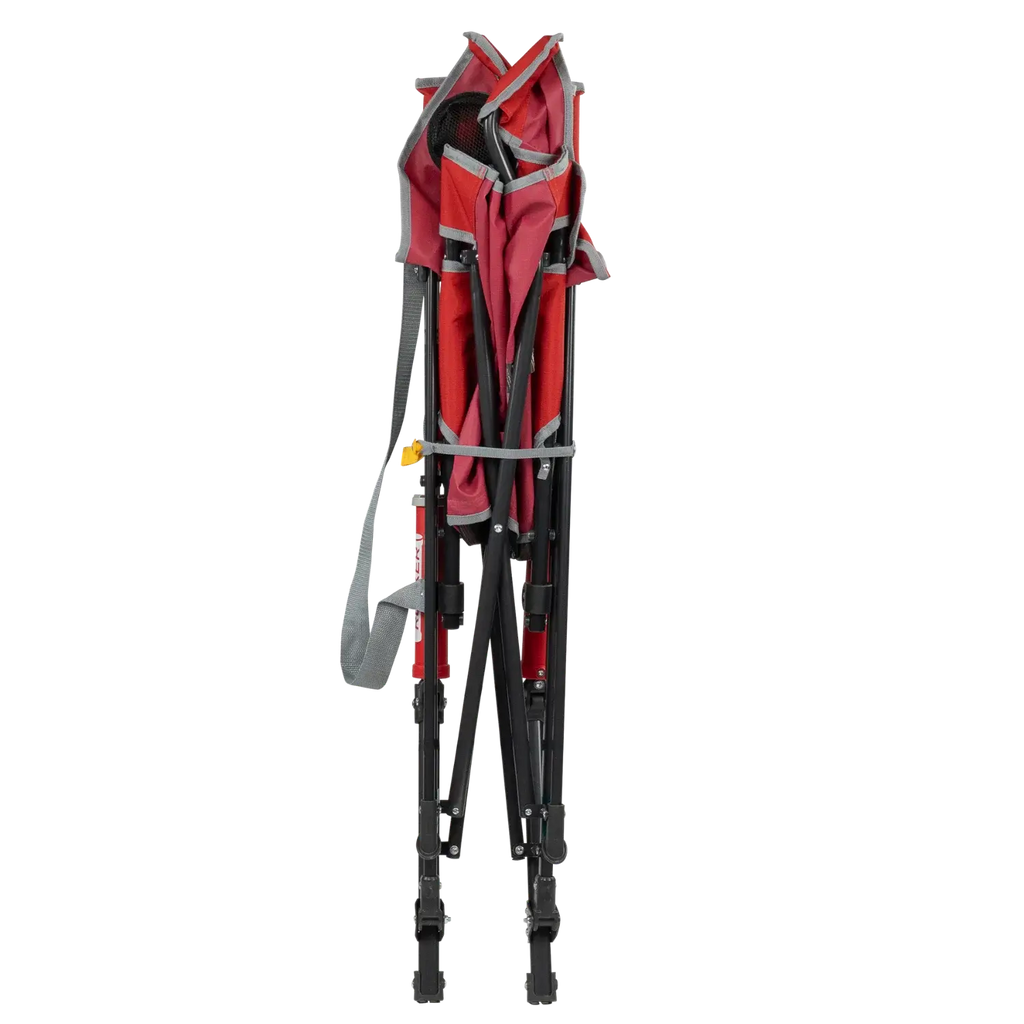 Heavy-Duty Freestyle College Comfort Pro Rocker - Ohio State Buckeyes - Choice 676 - Heavy-Duty Kickback Rocker with Beverage Holder Detail