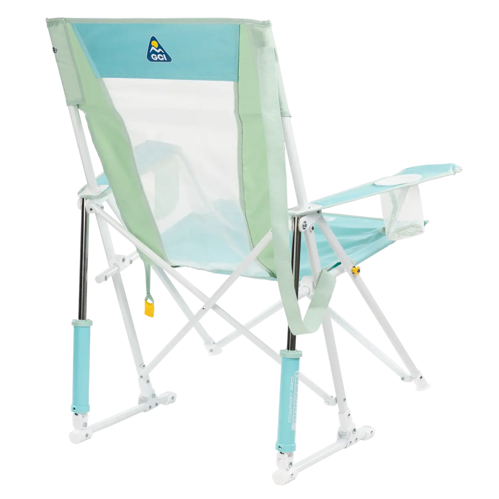 Heavy-Duty Freestyle Comfort Pro Rocker - Choice 375 - Patented Spring-Action Rocking Chair for Camping Detail
