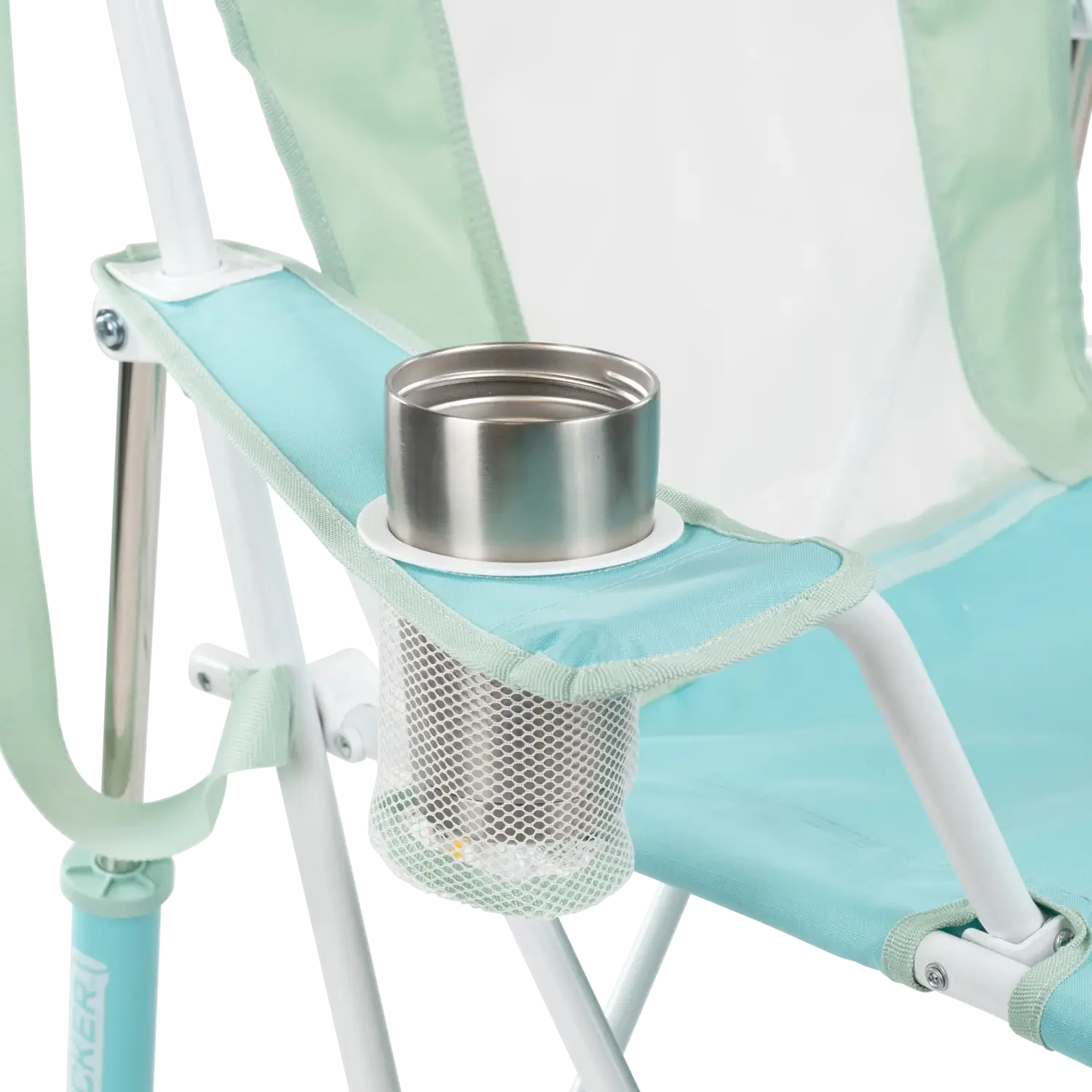 Heavy-Duty Freestyle Comfort Pro Rocker - Choice 375 - Patented Spring-Action Rocking Chair for Camping Detail