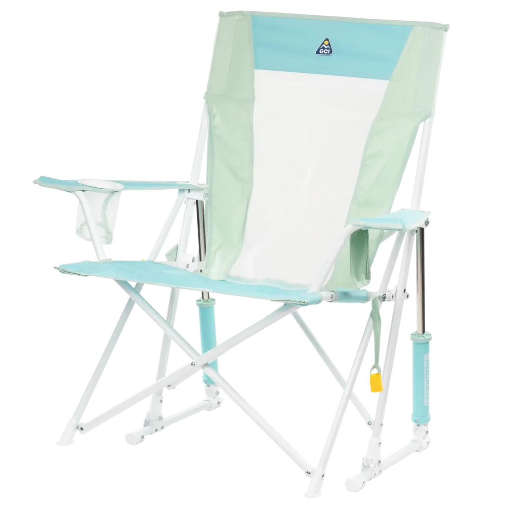 Heavy-Duty Freestyle Comfort Pro Rocker - Choice 375 - Patented Spring-Action Rocking Chair for Camping Detail