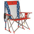 Patented Spring-Action Comfort Pro Rocker - USA Anniversary Deluxe - Choice 424 - Patented Spring-Action Rocking Chair for Camping - Default Title