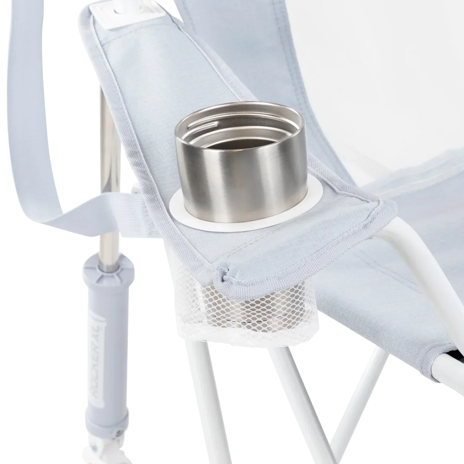 Luxury Camp Comfort Pro Rocker XL - Choice 107 - Heavy-Duty Kickback Rocker with Beverage Holder Detail