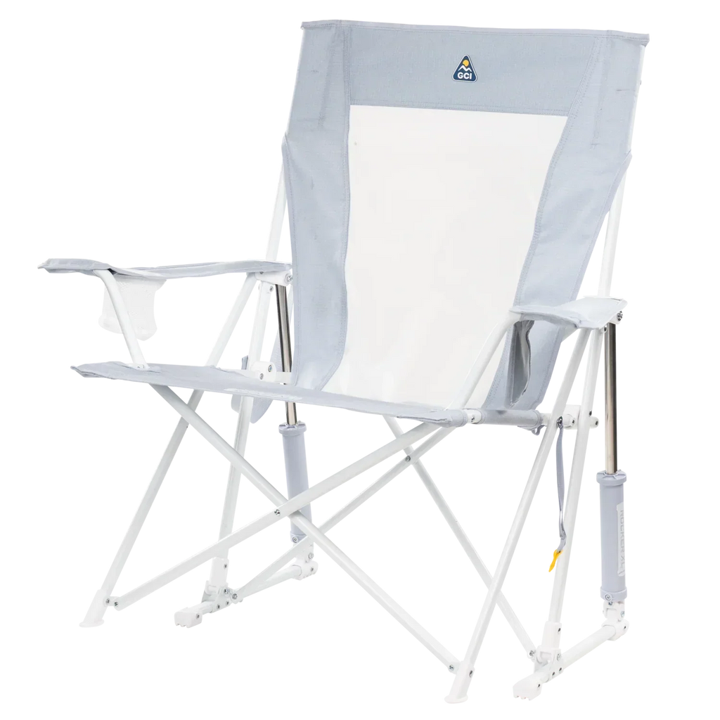 Luxury Camp Comfort Pro Rocker XL - Choice 107 - Heavy-Duty Kickback Rocker with Beverage Holder Detail
