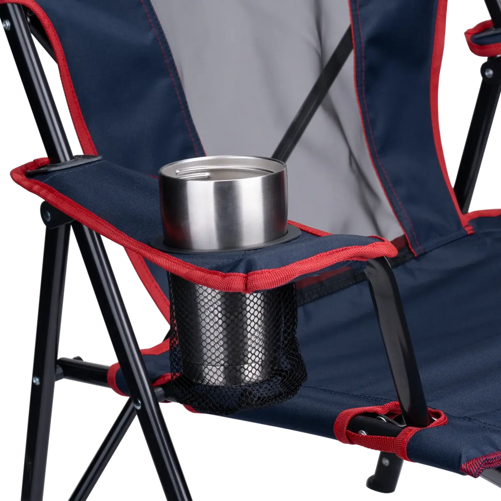 Lightweight Messenger Comfort Quad Chair - Choice 989 - Pico Compact Folding Camp Chair with Carry Bag Detail