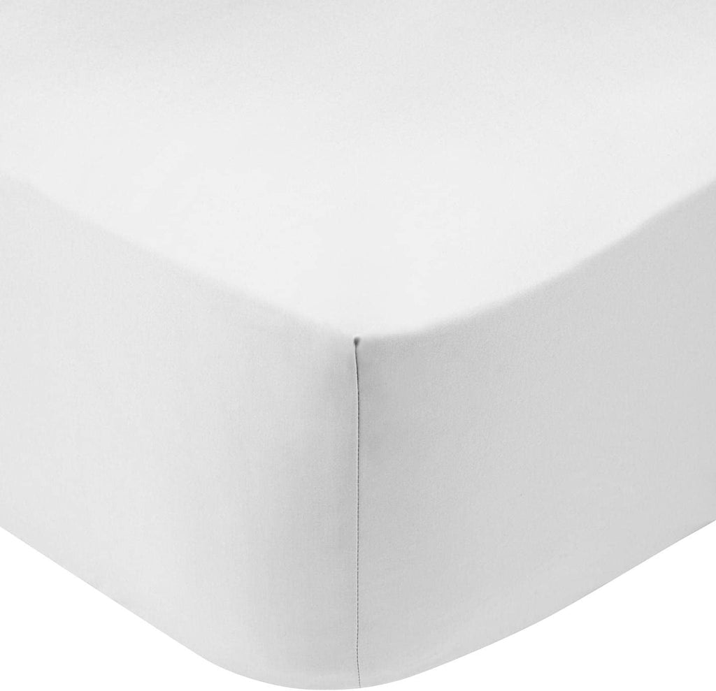 Premium Egyptian Cotton 4 Pack - Fitted Hospital Bed Sheets, Soft Knitted Jersey Knit Sheet, 36"x84"x16" - Cooling Hotel Quality Bedding Sheets and Pillowcases Detail