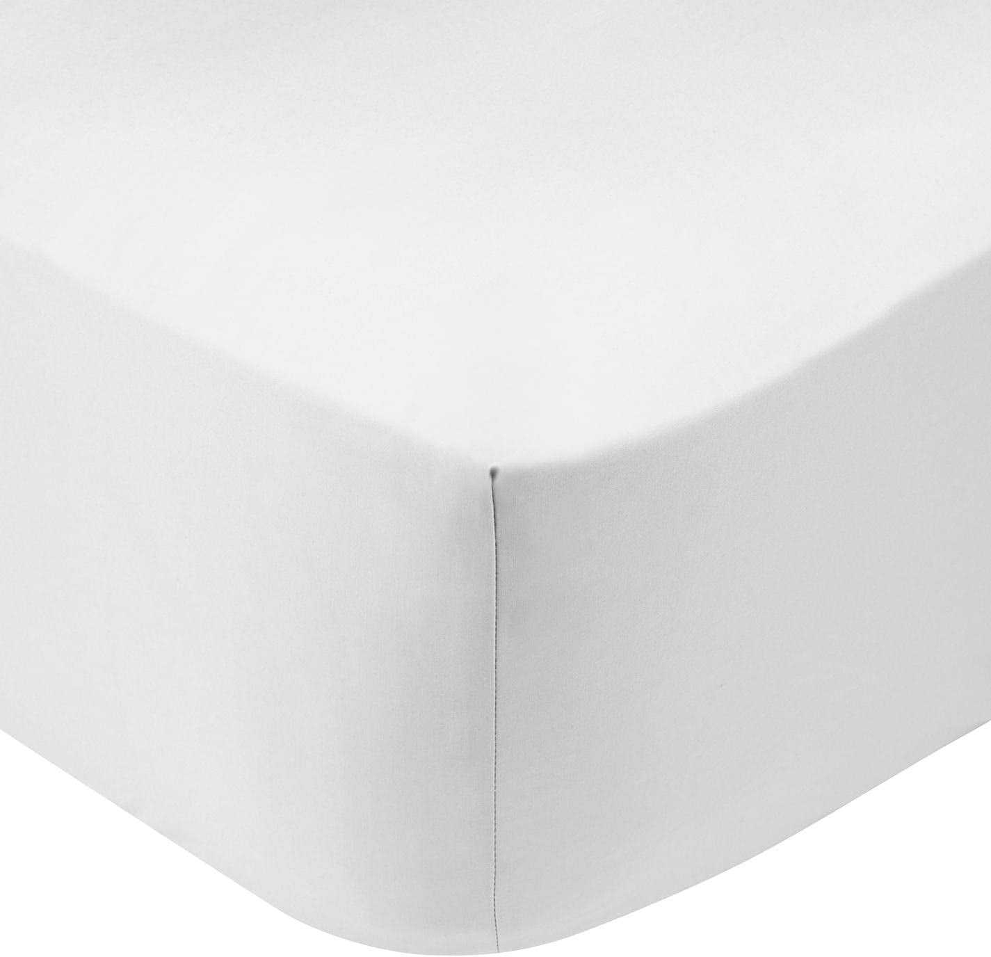 Premium Egyptian Cotton 4 Pack - Fitted Hospital Bed Sheets, Soft Knitted Jersey Knit Sheet, 36"x84"x16" - Cooling Hotel Quality Bedding Sheets and Pillowcases Detail
