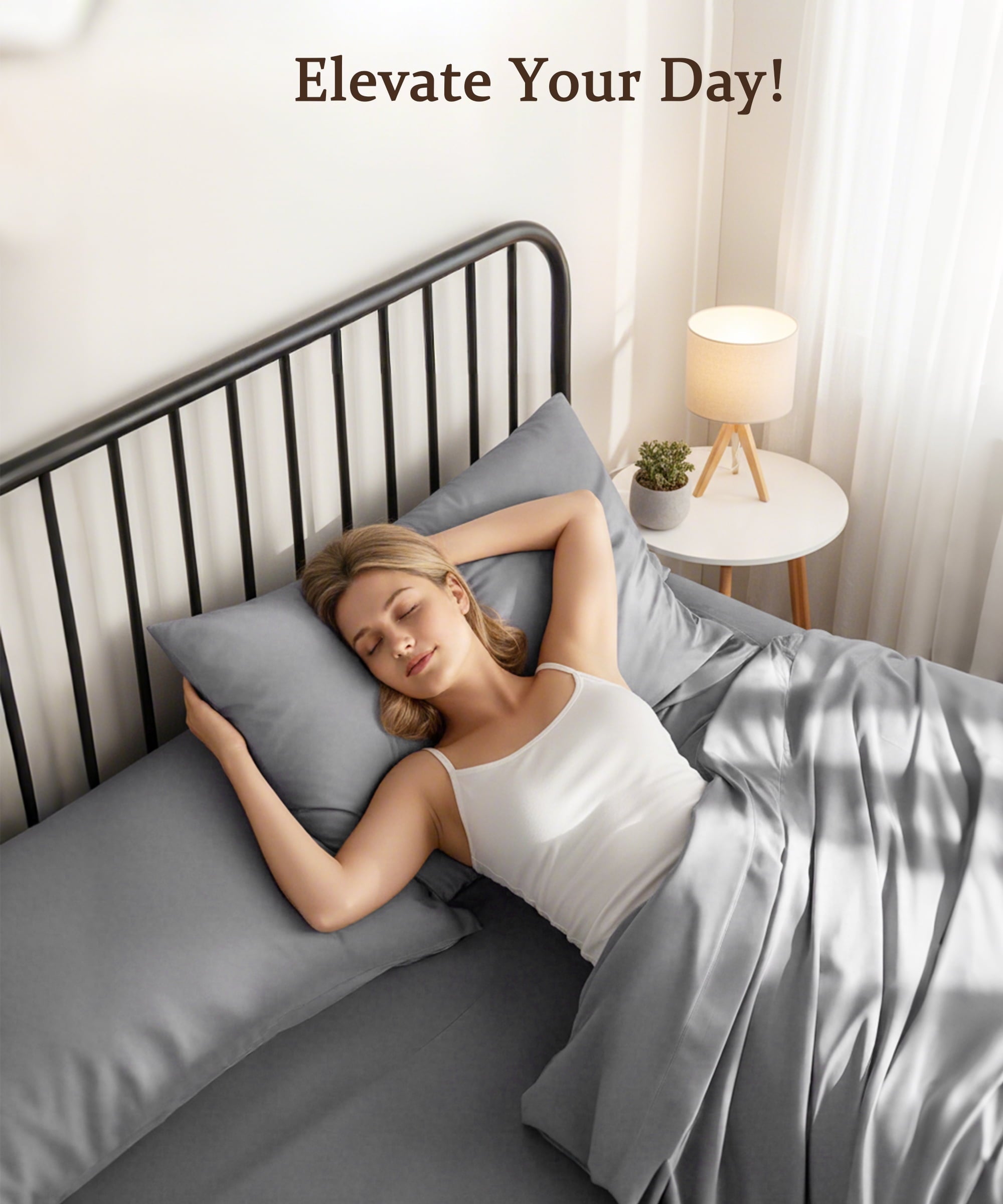 Wrinkle-Resistant Full Size 4 Piece Sheet Set, Comfy Breathable Cooling Bed Sheets Set, Hotel Luxury Bedding, Deep Pockets, Ultra-Soft,... - Luxury Bed Sheet Set with Deep Pockets Detail