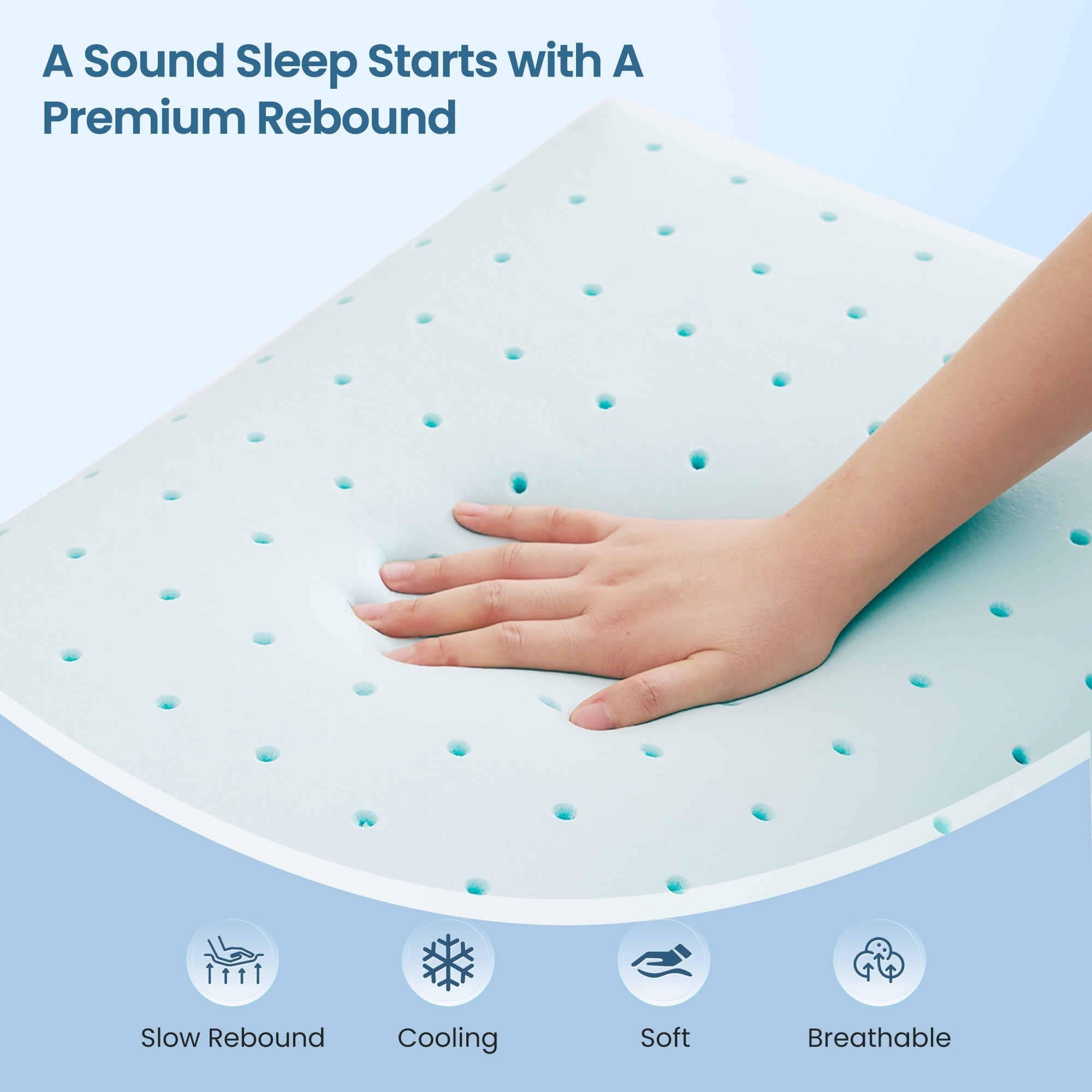Orthopedic Support Gel Memory Foam Pillow for Bed, Adjustable Height Bed Pillow with 0.8" Removable Insert, Ergonomic Neck Support for S... - Hotel Quality Plush Sleeping Pillows Detail