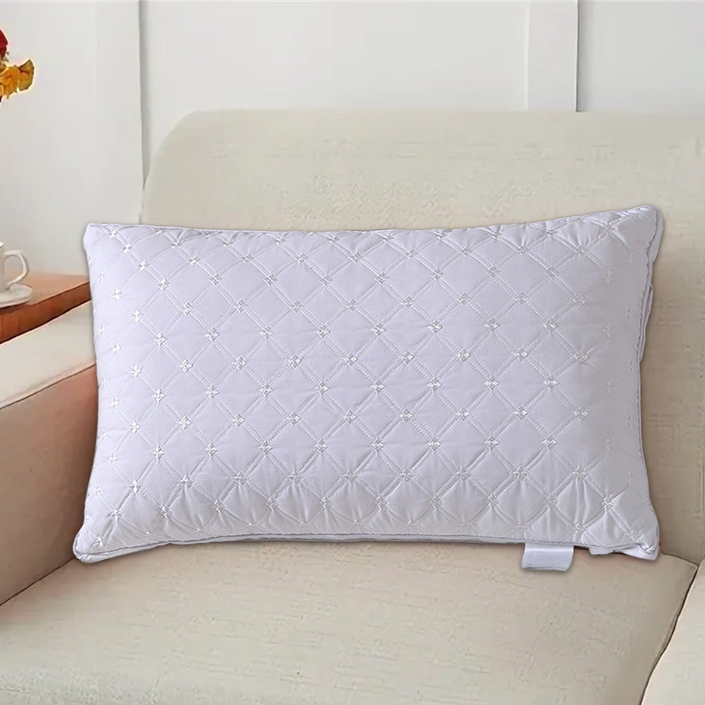 Fluffy Shredded Hotel Grade Extra Soft Pillows Queen Size Set of 2 Supportive Bed Pillow for Back Side and Stomach Sleepers, Breathab... - Hotel Quality Plush Sleeping Pillows Detail