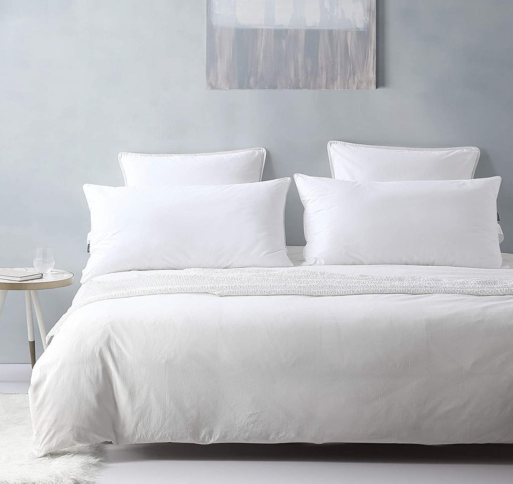 Ergonomic Memory Foam Bed Pillows King Size Pillows Set of 2, Pillows for Sleeping,Polyester Microfiber Cover,Super Soft Set of 2(... - Decorative Throw Pillow Cushion for Sofa & Bed Detail