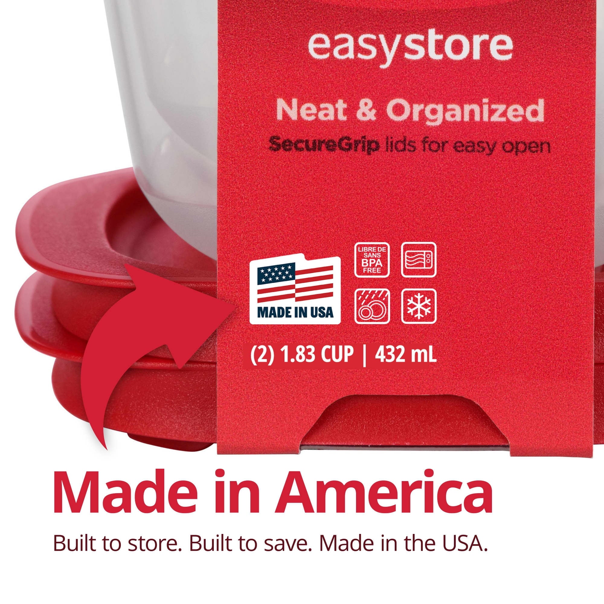 Fun Food Fidget 3.57-Cup (2) and 5.26-Cup EasyStore Rectangle Containers, 3 Pack, Food Storage Containers, Food Storage Containers wi... - Fun Food Fidget Cookie Squishable Toy Detail