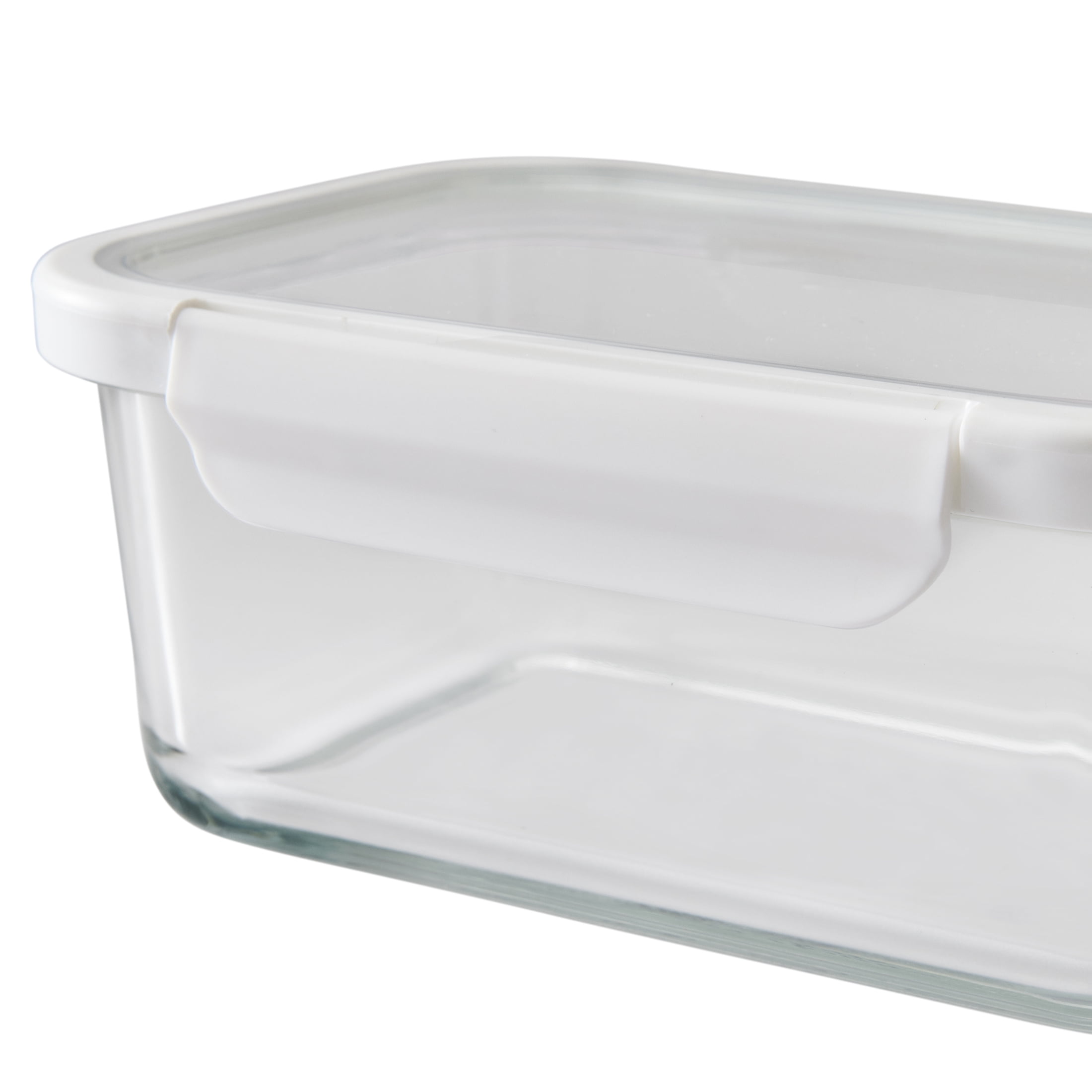 Fun Food Fidget 4Cup Rectangle Glass Food Storage Container with Tritan Lid. Set of 2, 4 Pieces, Designed to H... - Fun Food Fidget Cookie Squishable Toy Detail