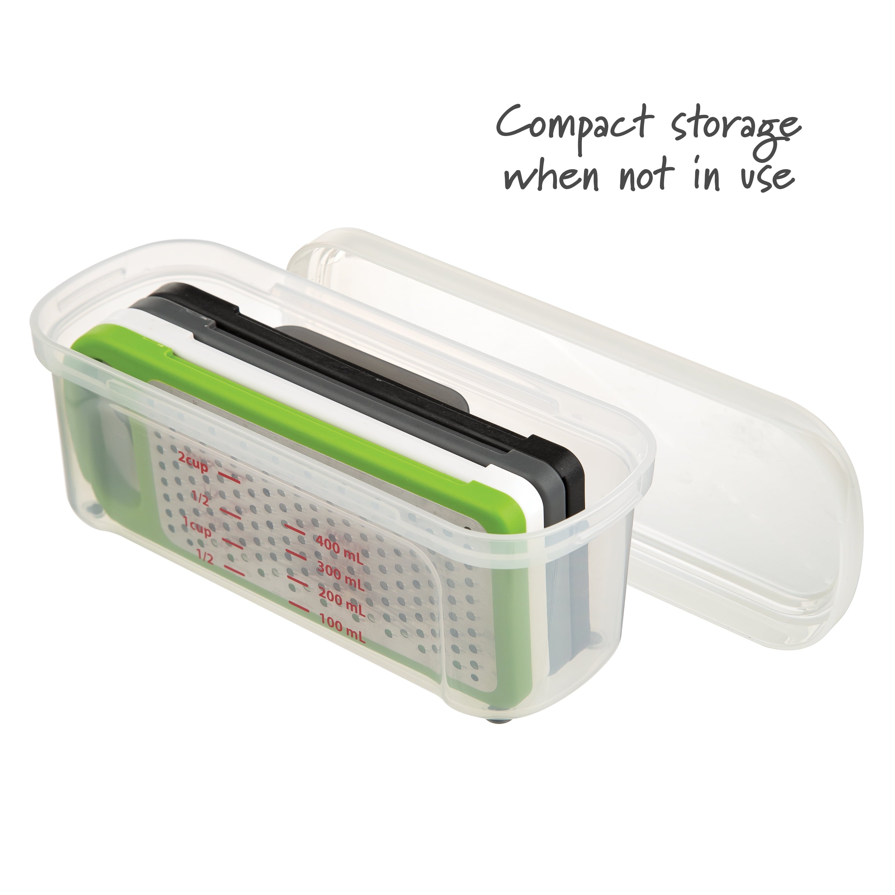 Time-Saving Compact Grate & Slice Set - Kitchen Gadget Tool for Quick Food Prep Detail