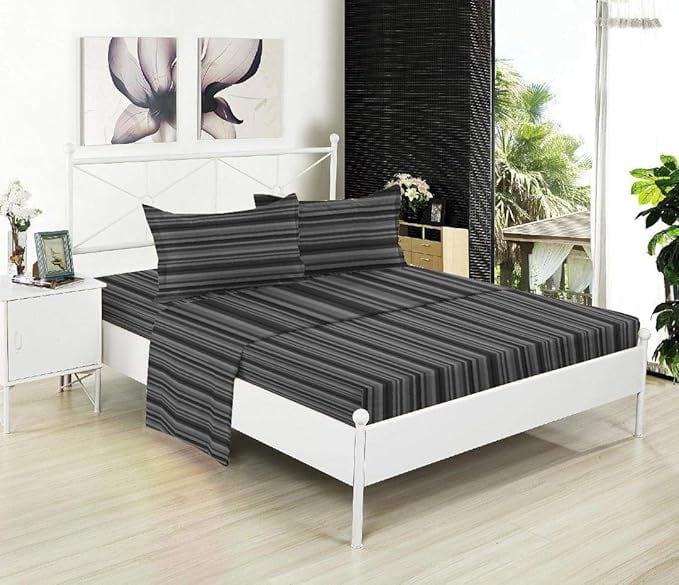 Premium Egyptian Cotton Microfiber Twin XL Fitted Bottom Bed Sheets 1800 Ultra Soft and Comfy - 15" Deep Pocket, 39" x 80" Great for Dorm Roo... - Luxury Bed Sheet Set with Deep Pockets Detail