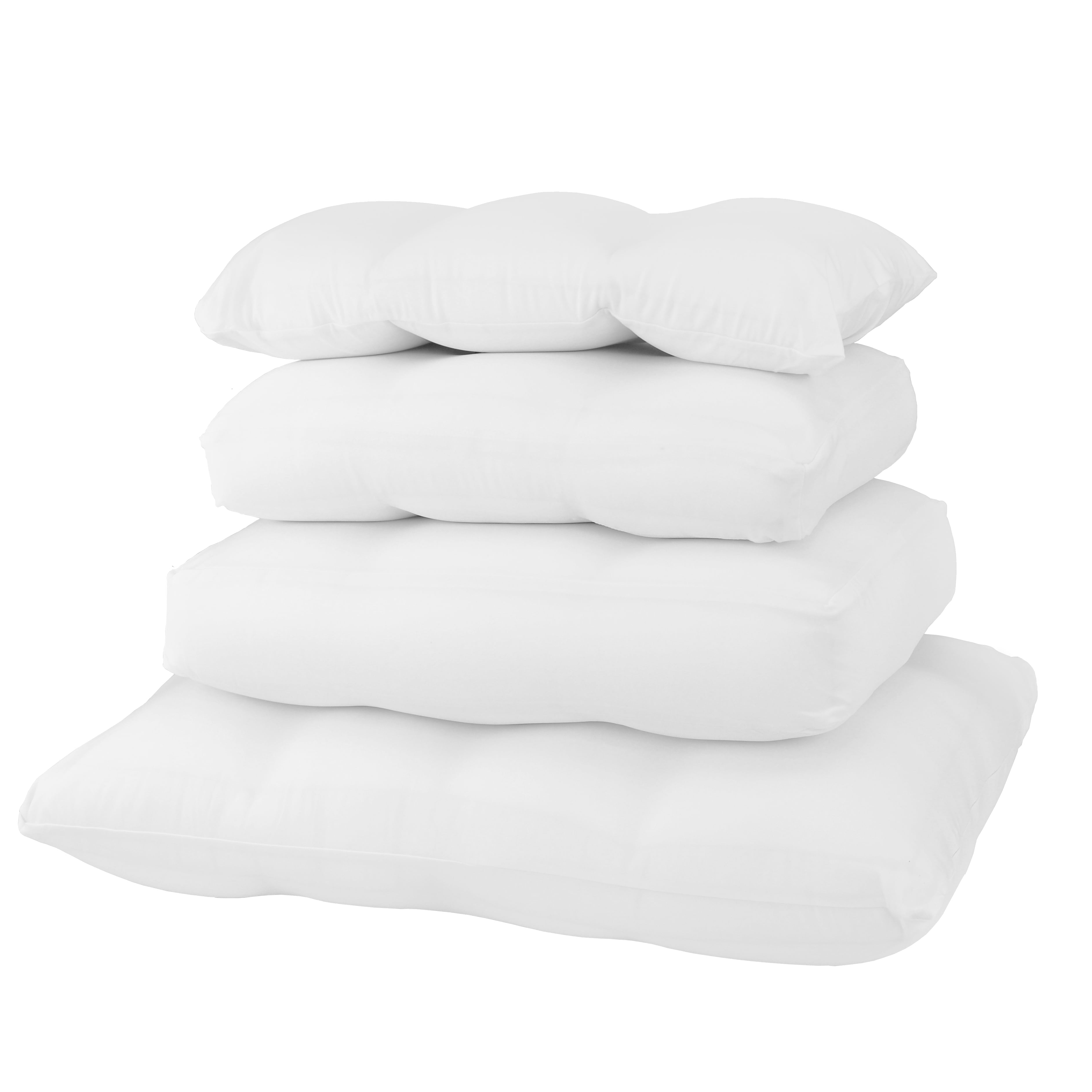 Orthopedic Support Microbead Cloud Pillow Bed, X-Large, White - Hotel Quality Plush Sleeping Pillows Detail
