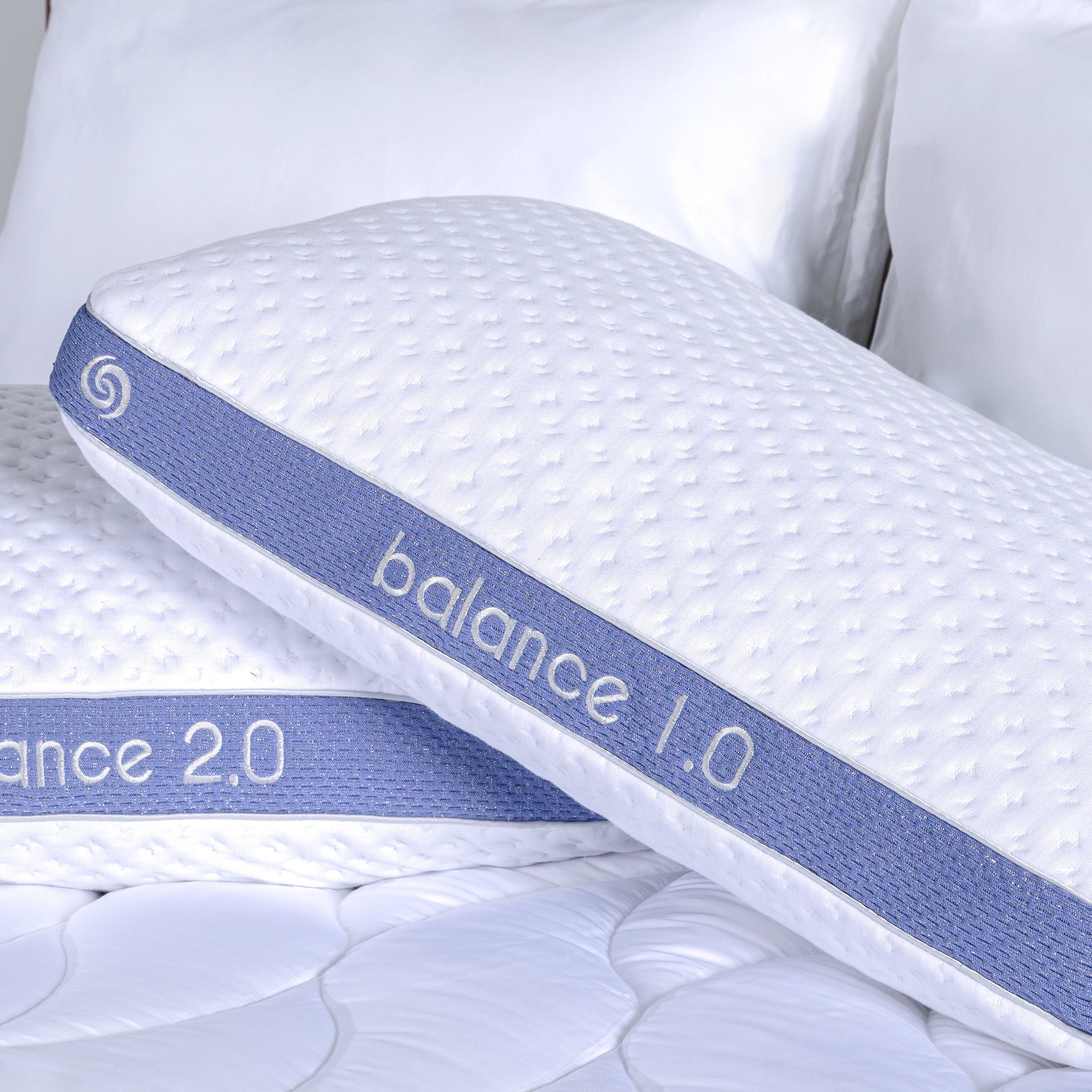 Ergonomic Memory Foam Performance Pillow – 2.0 - Moisture Wicking Bed Pillow for All Sleep Positions - Medium Firmness Bed Pillow -... - Orthopedic Shredded Foam Bed Pillow Set Detail