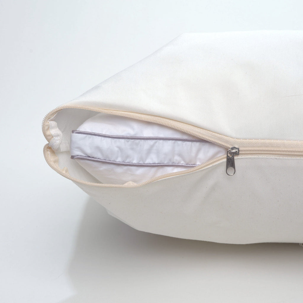 Fluffy Shredded Linen Premium Goose Down Feather Pillow for Bed, Soft & Supportive, Standard Size, White - Hotel Quality Plush Sleeping Pillows Detail