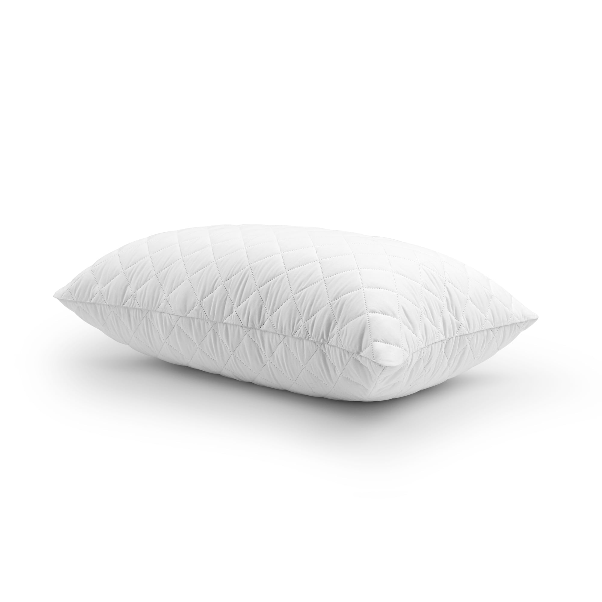 Decorative Plump Memory Foam Cluster Bed Pillow, Standard Queen, 2 Pack - Decorative Throw Pillow Cushion for Sofa & Bed Detail