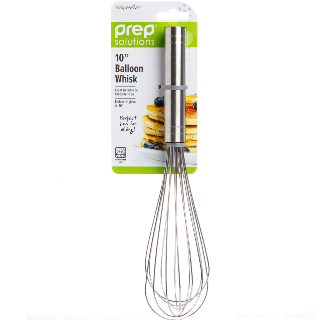 Time-Saving 10" Stainless Steel Balloon Whisk - Kitchen Gadget Tool for Quick Food Prep Detail