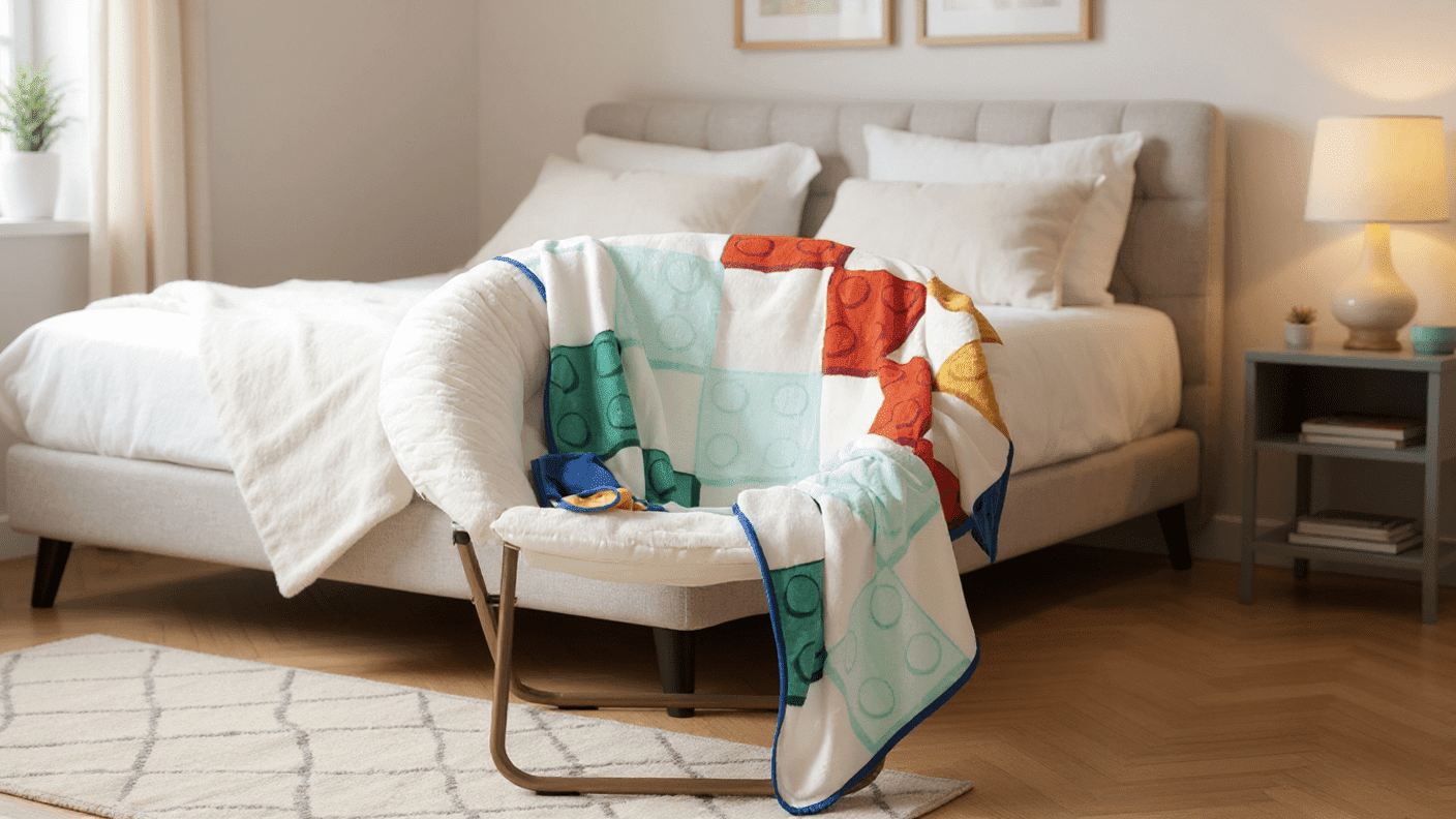 Lightweight Warm Kids Multicolor Coral Fleece Throw Blanket for Ages 3+, 46" x 60" - Lightweight Plush Warm Blanket for All Seasons - Default Title
